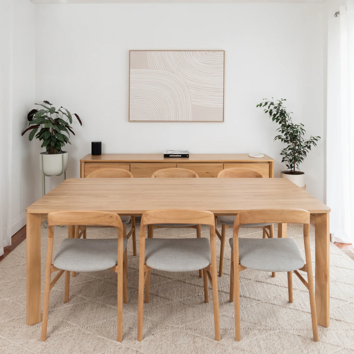 Achilles American Oak Dining Table