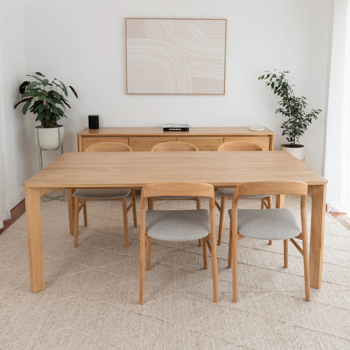 Achilles American Oak Dining Table - Image 2