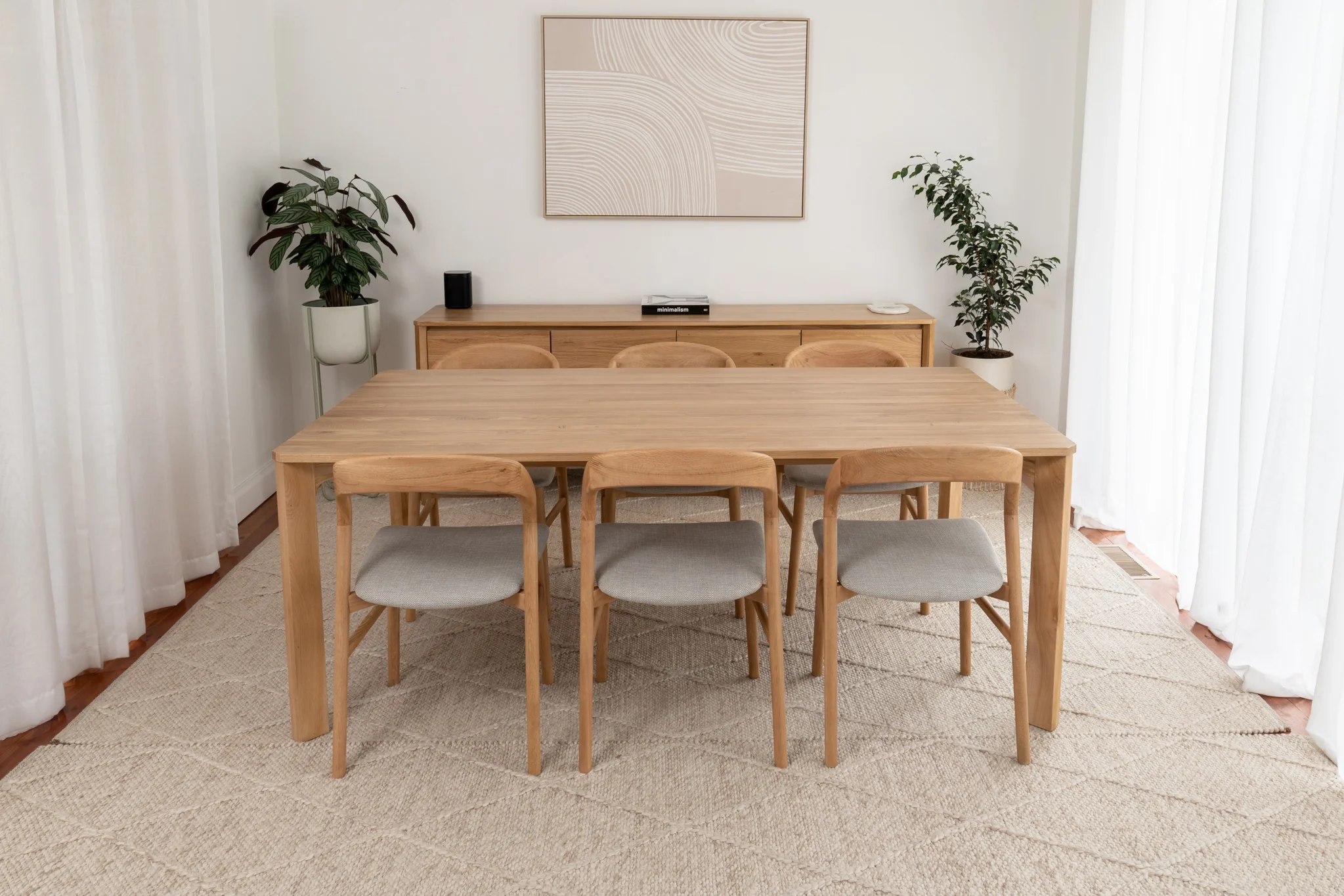 Achilles American Oak Dining Table - Image 3