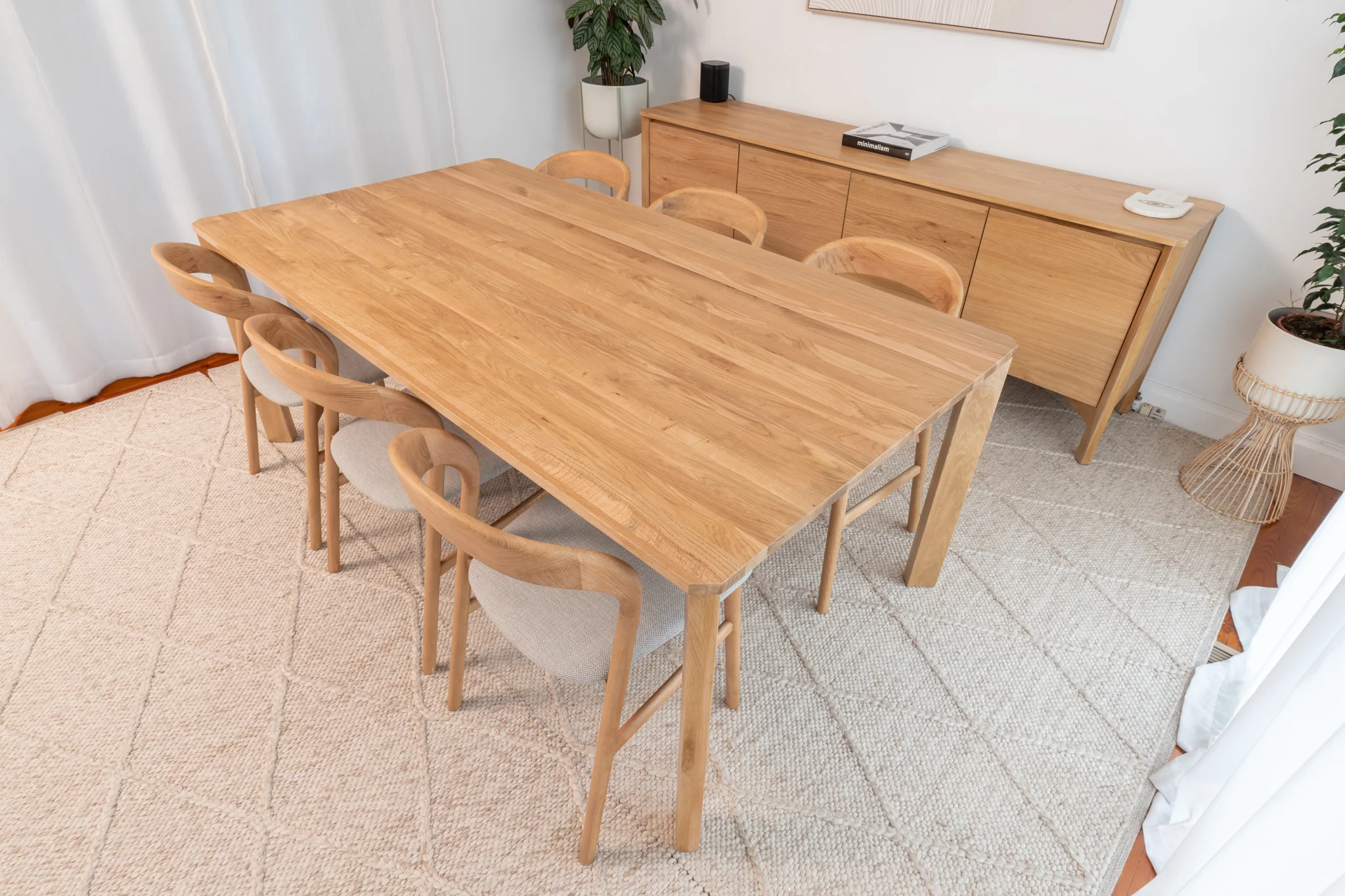 Achilles American Oak Dining Table - Image 4