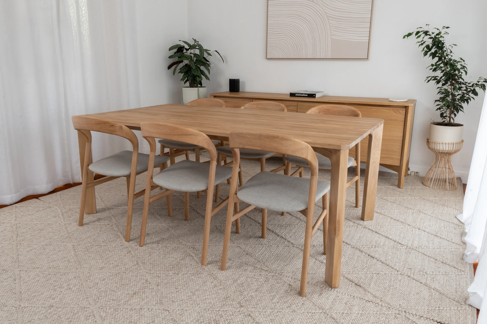 Achilles American Oak Dining Table - Image 5