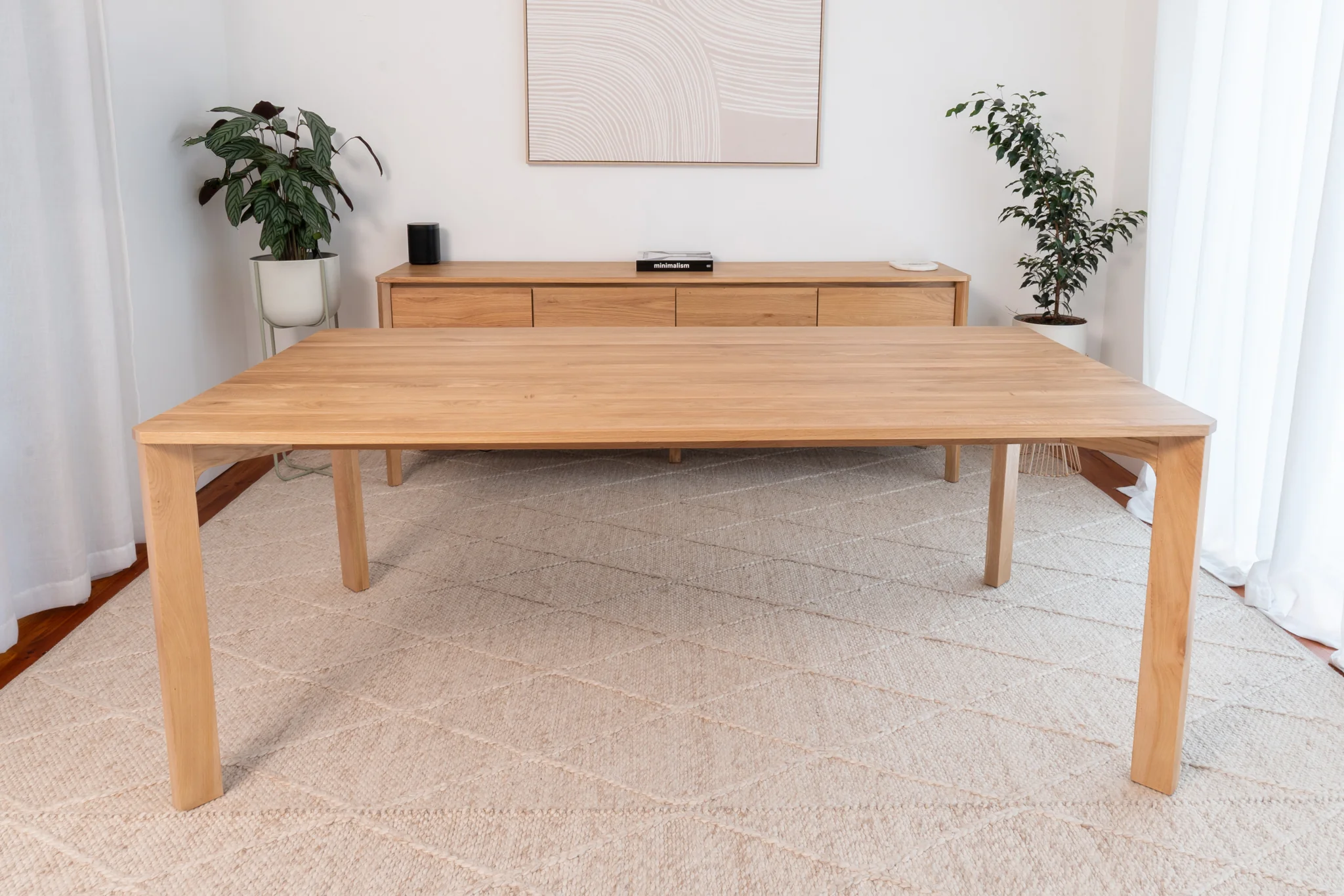 Achilles American Oak Dining Table - Image 8