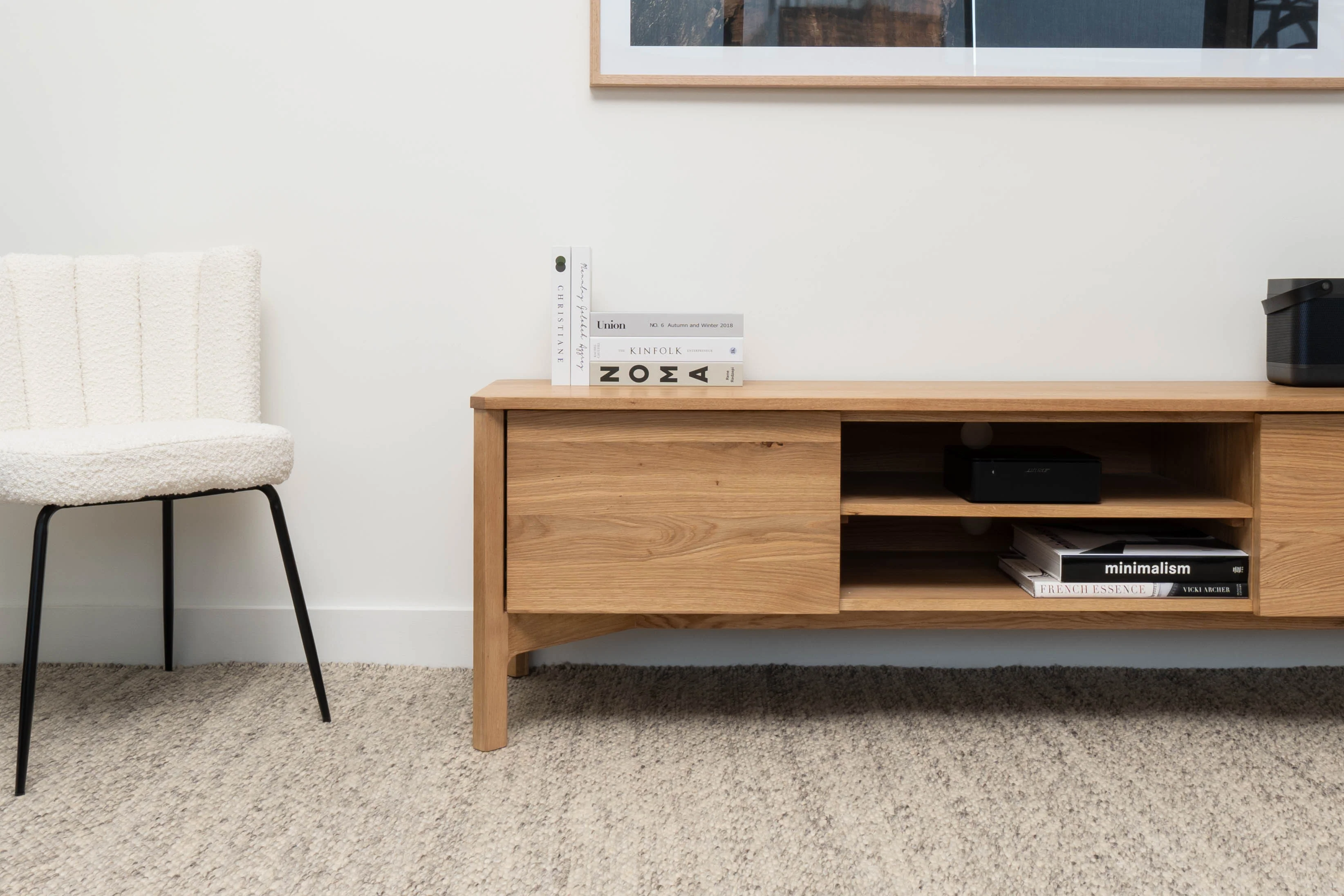 Achilles American Oak Entertainment Unit - Image 12