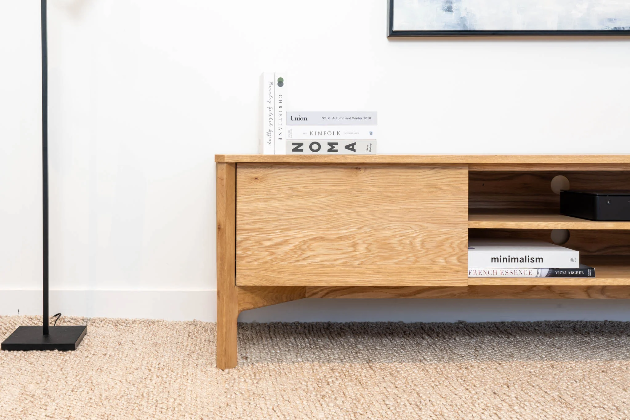 Achilles American Oak Entertainment Unit - Image 5