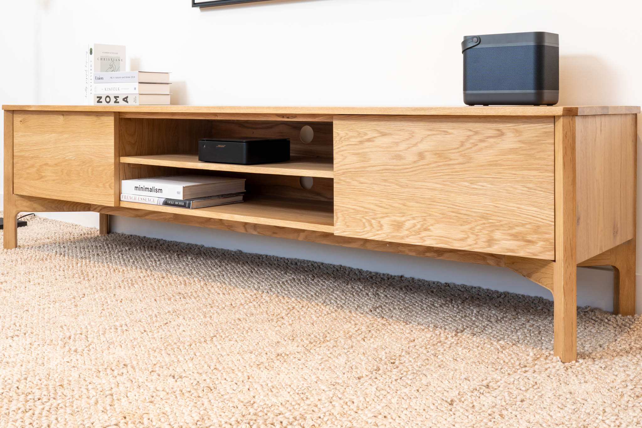 Achilles American Oak Entertainment Unit - Image 6