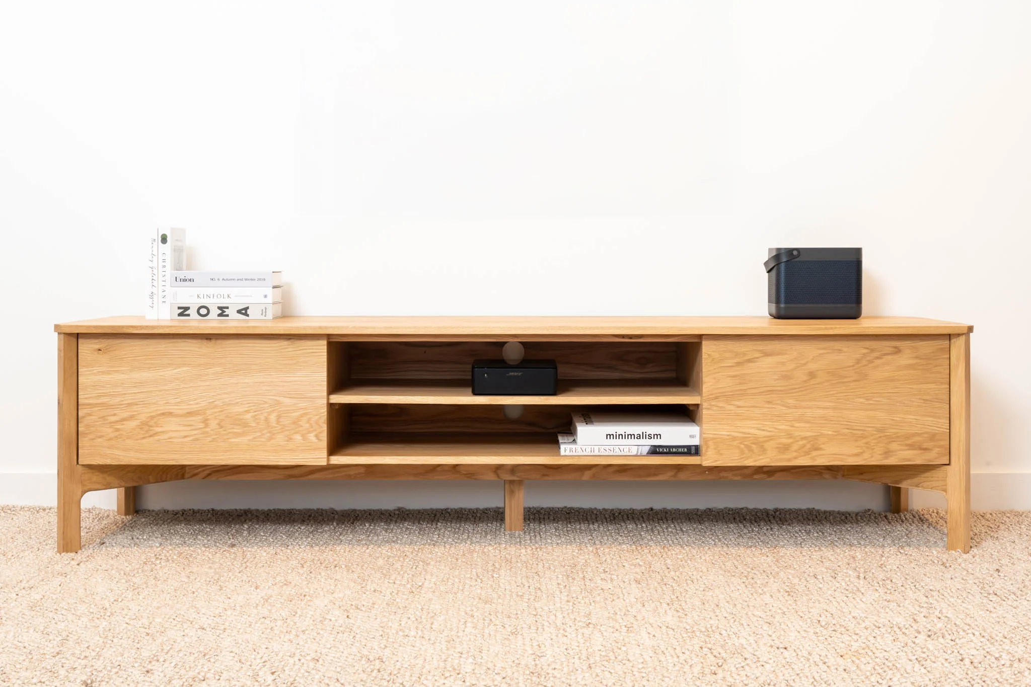 Achilles American Oak Entertainment Unit - Image 7