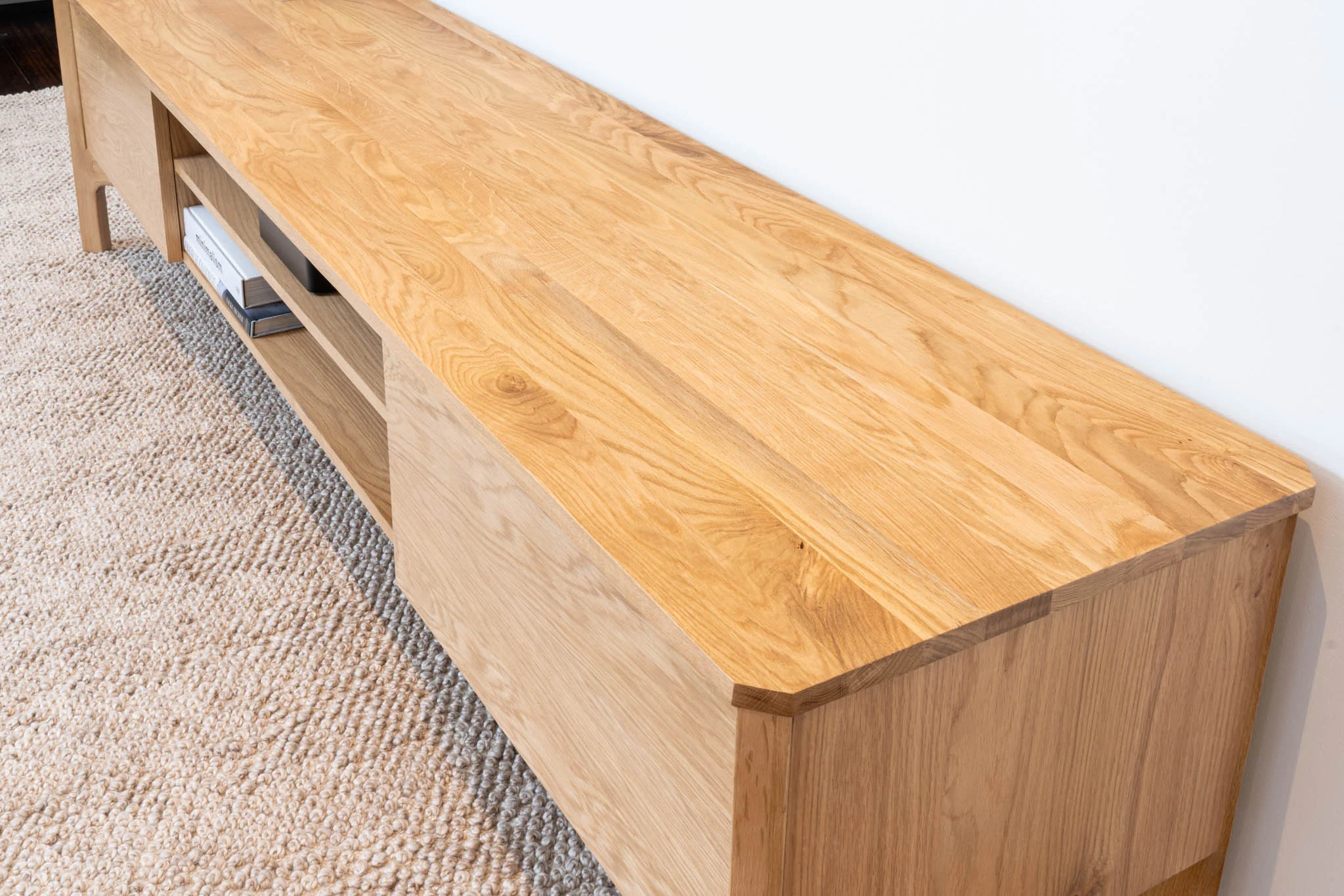 Achilles American Oak Entertainment Unit - Image 8