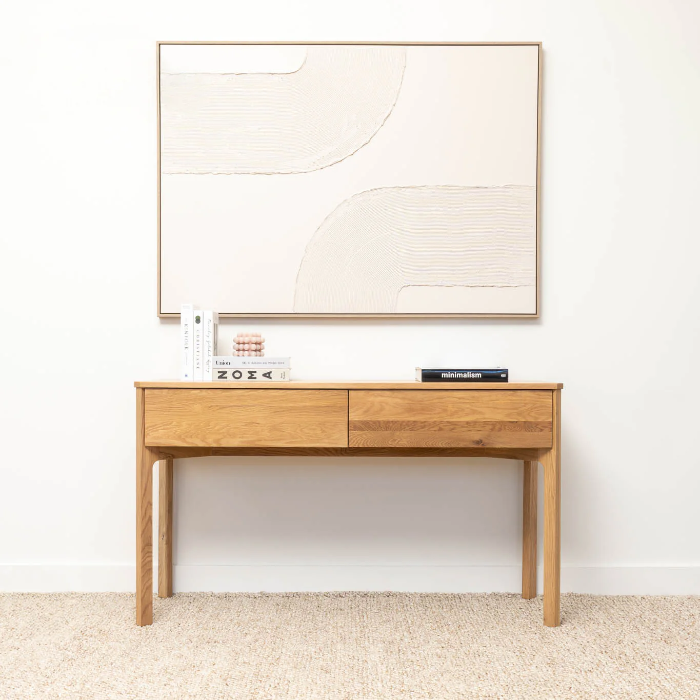 Achilles American Oak Hall Table - Image 2