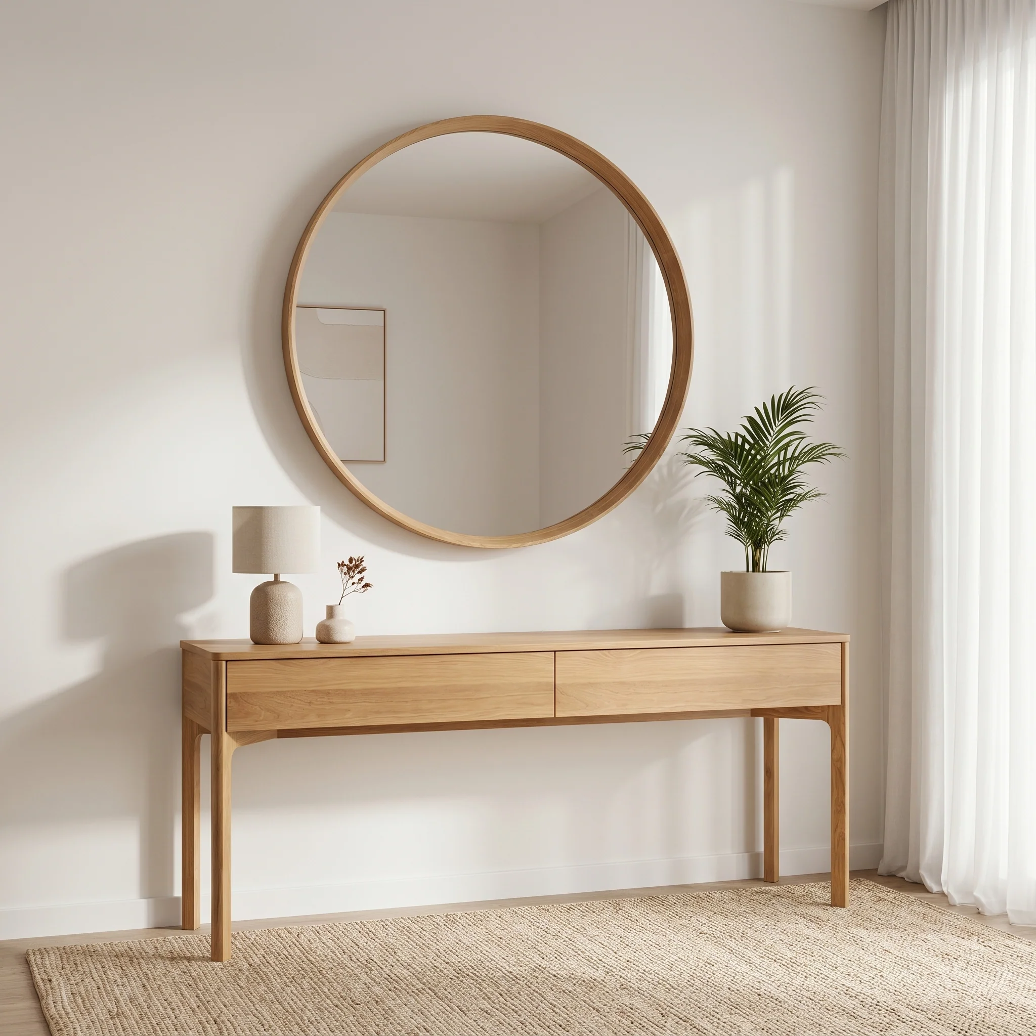 Anderson American Oak Mirror - Image 2