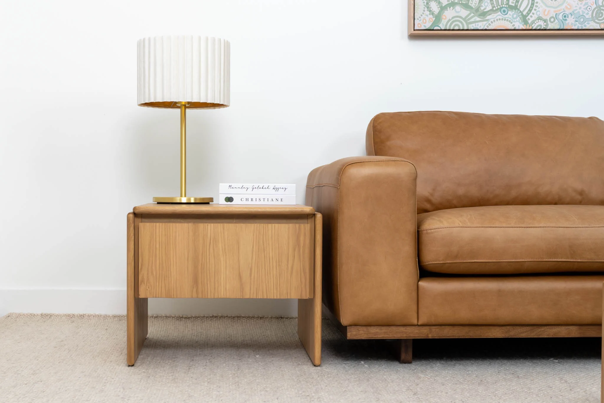 Brooklyn American Oak Side & Lamp Table - Image 3
