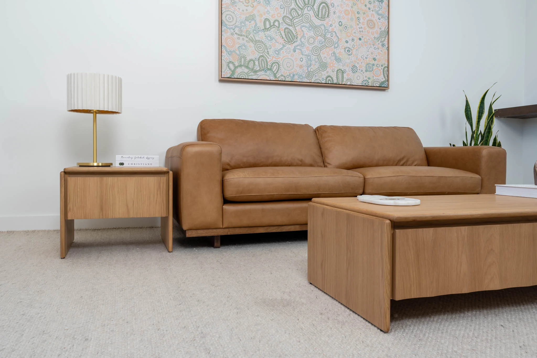 Brooklyn American Oak Side & Lamp Table - Image 4