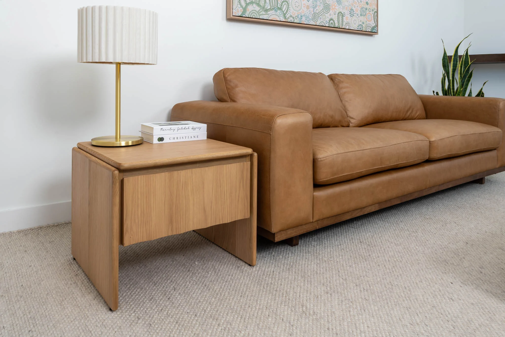 Brooklyn American Oak Side & Lamp Table - Image 5