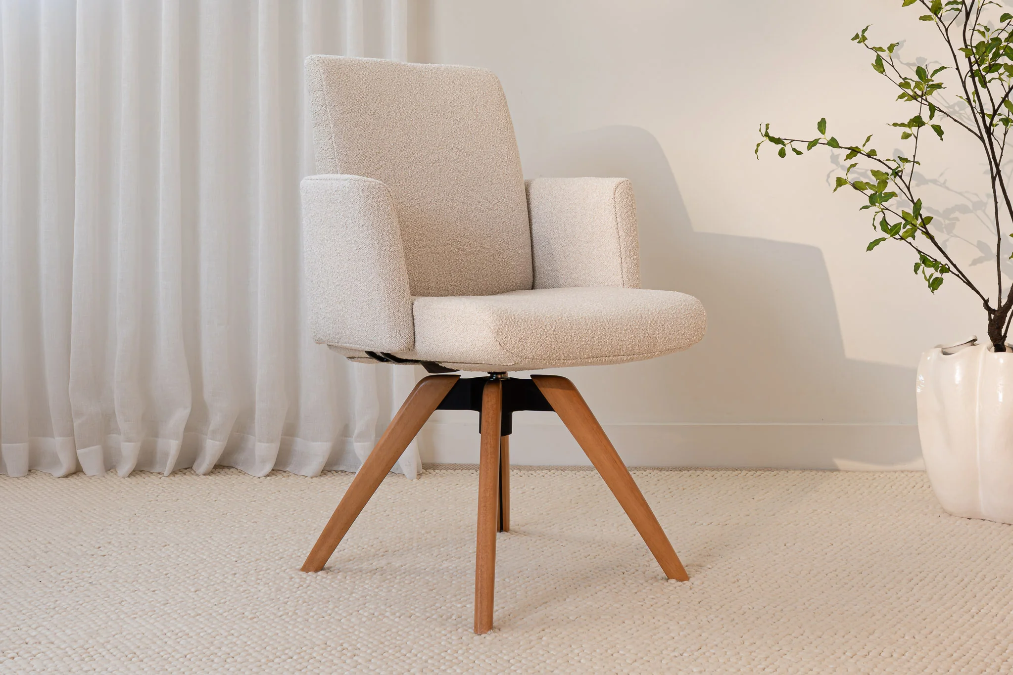 Aspen Swivel Upholstered Armchair - Image 13