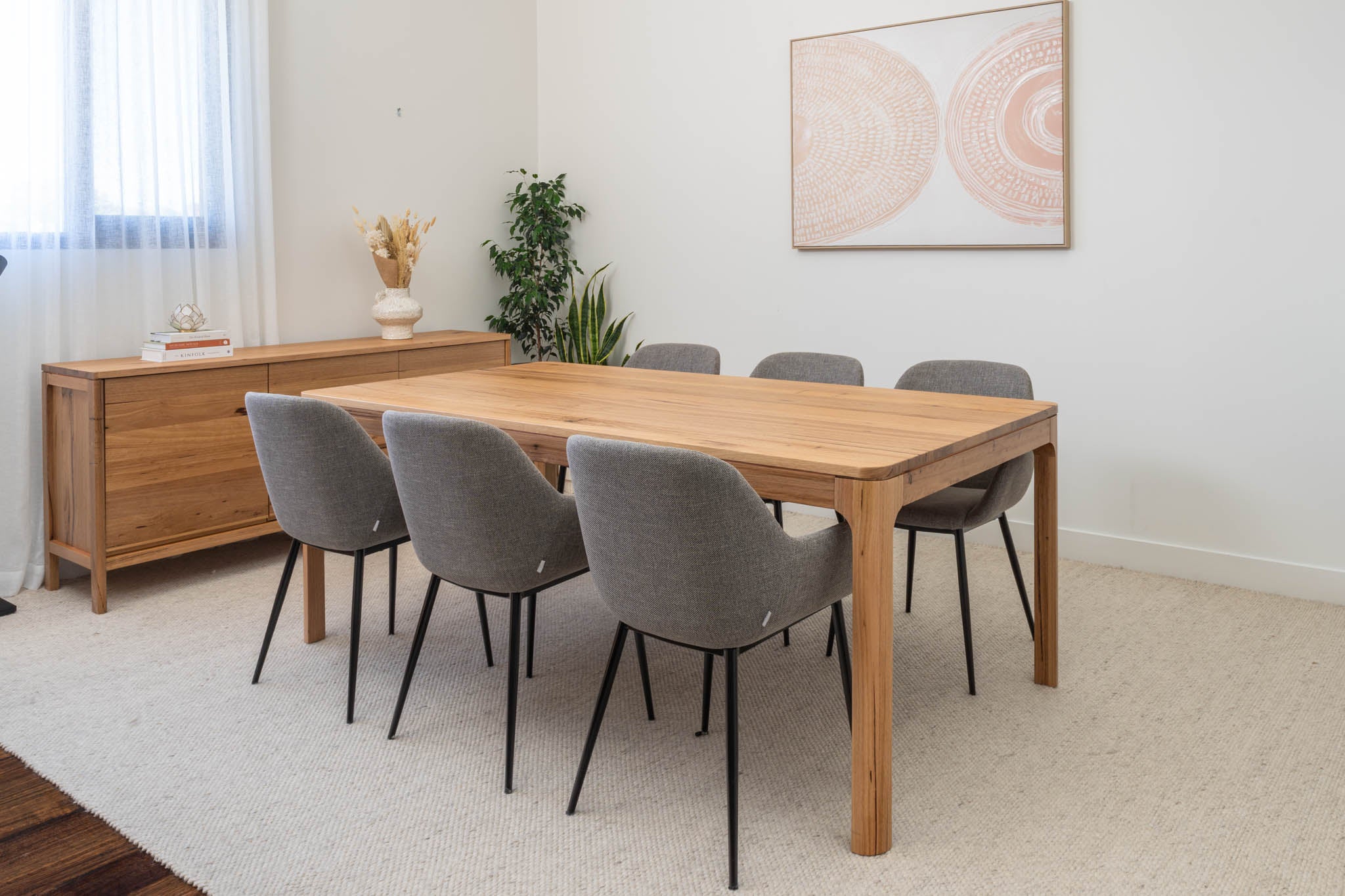 Athena Wormy Chestnut Dining Table - Image 2