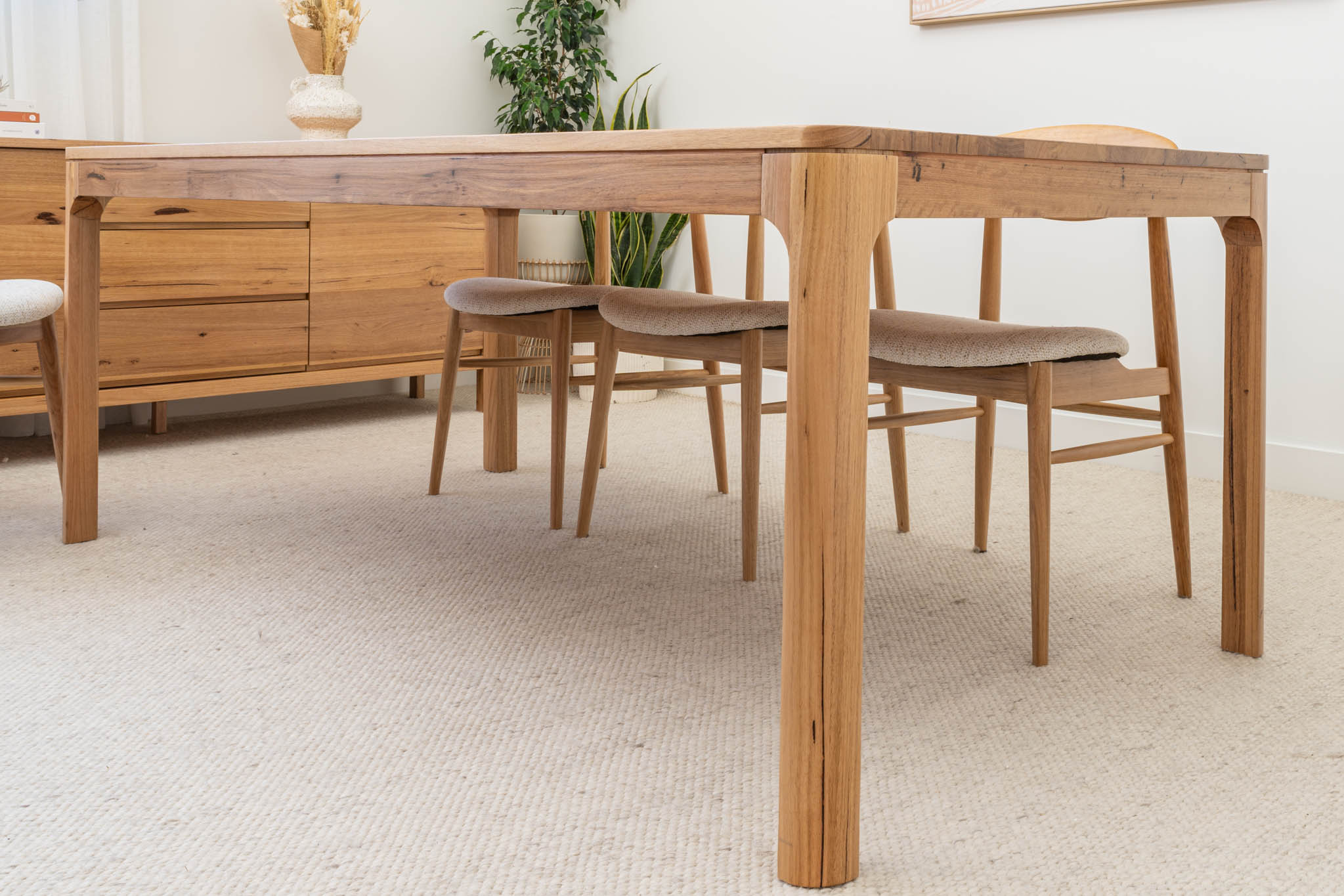 Athena Wormy Chestnut Dining Table - Image 8