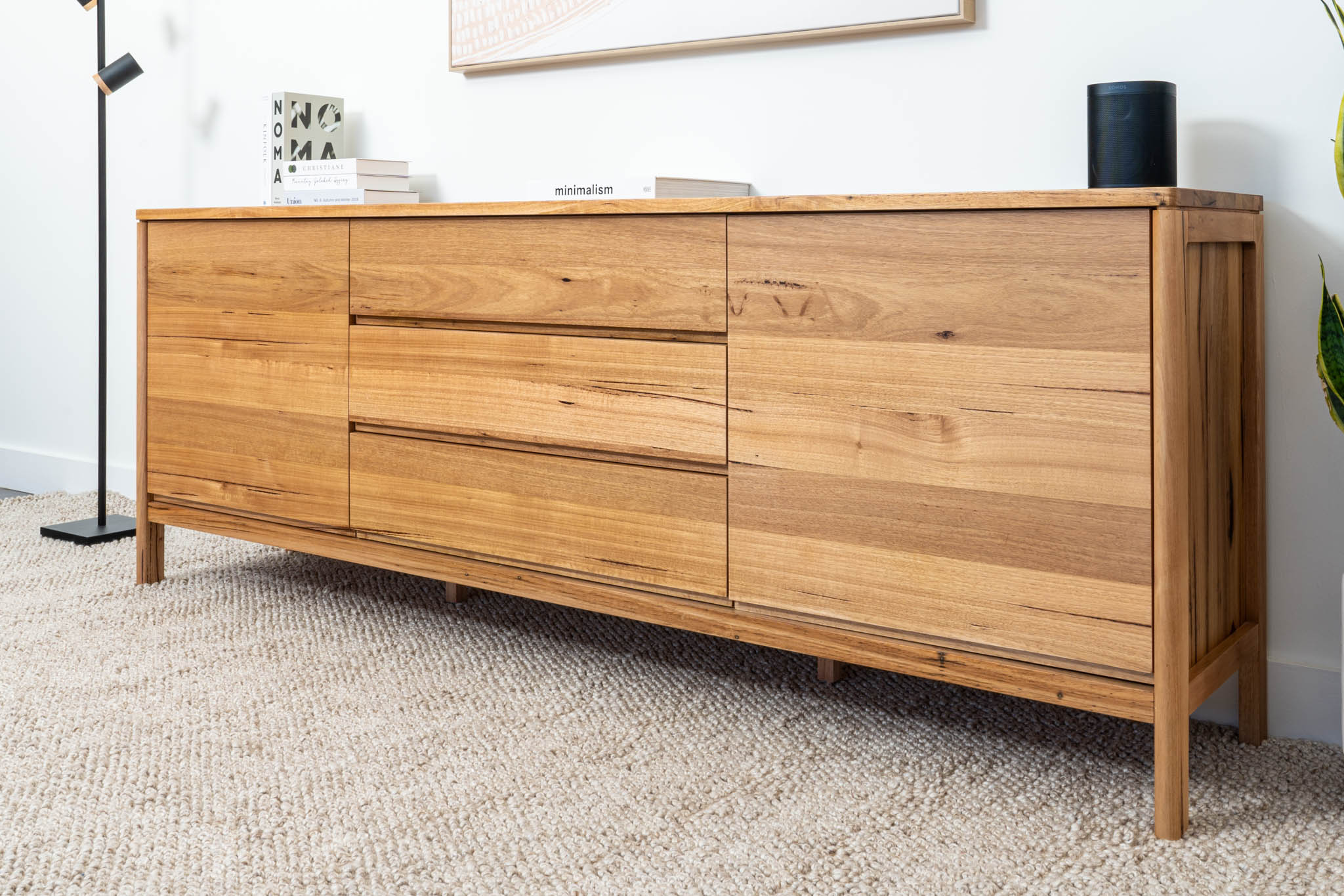 Athena Wormy Chestnut Sideboard & Buffet - Image 13