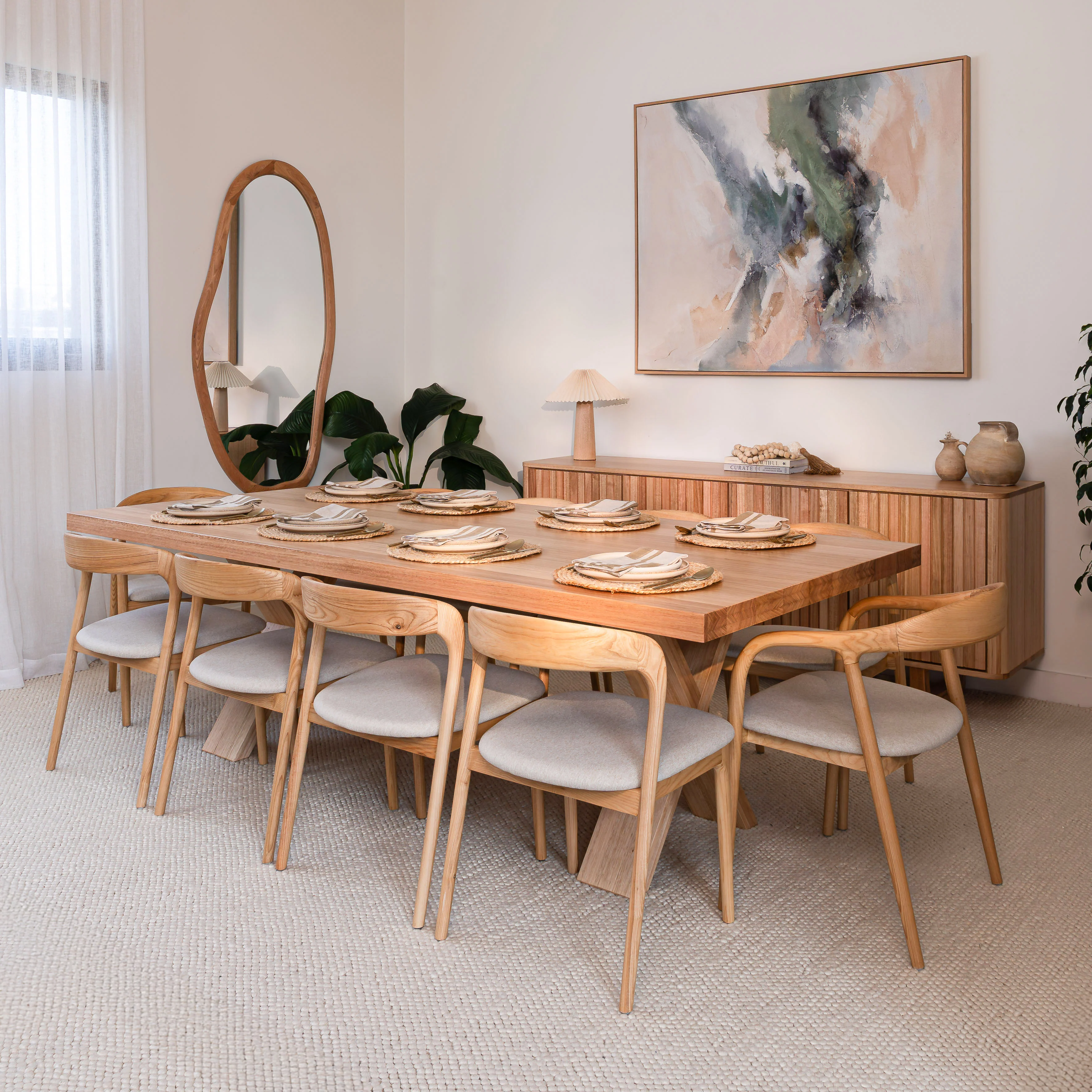 Axl Vic Ash Signature Dining Table - Image 3