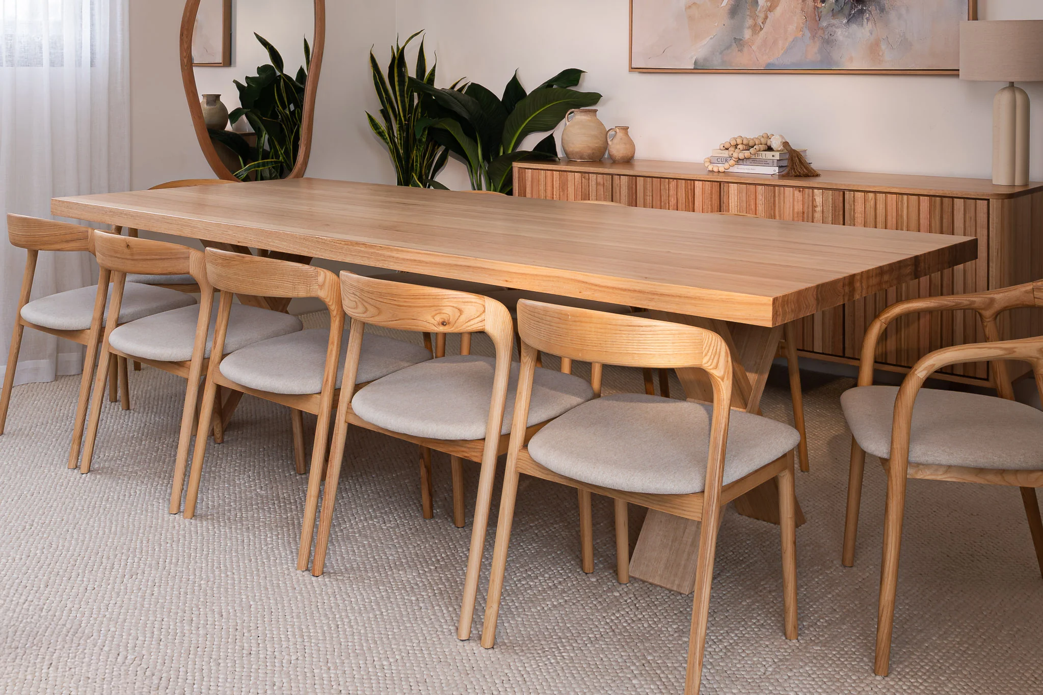 Axl Vic Ash Signature Dining Table - Image 9