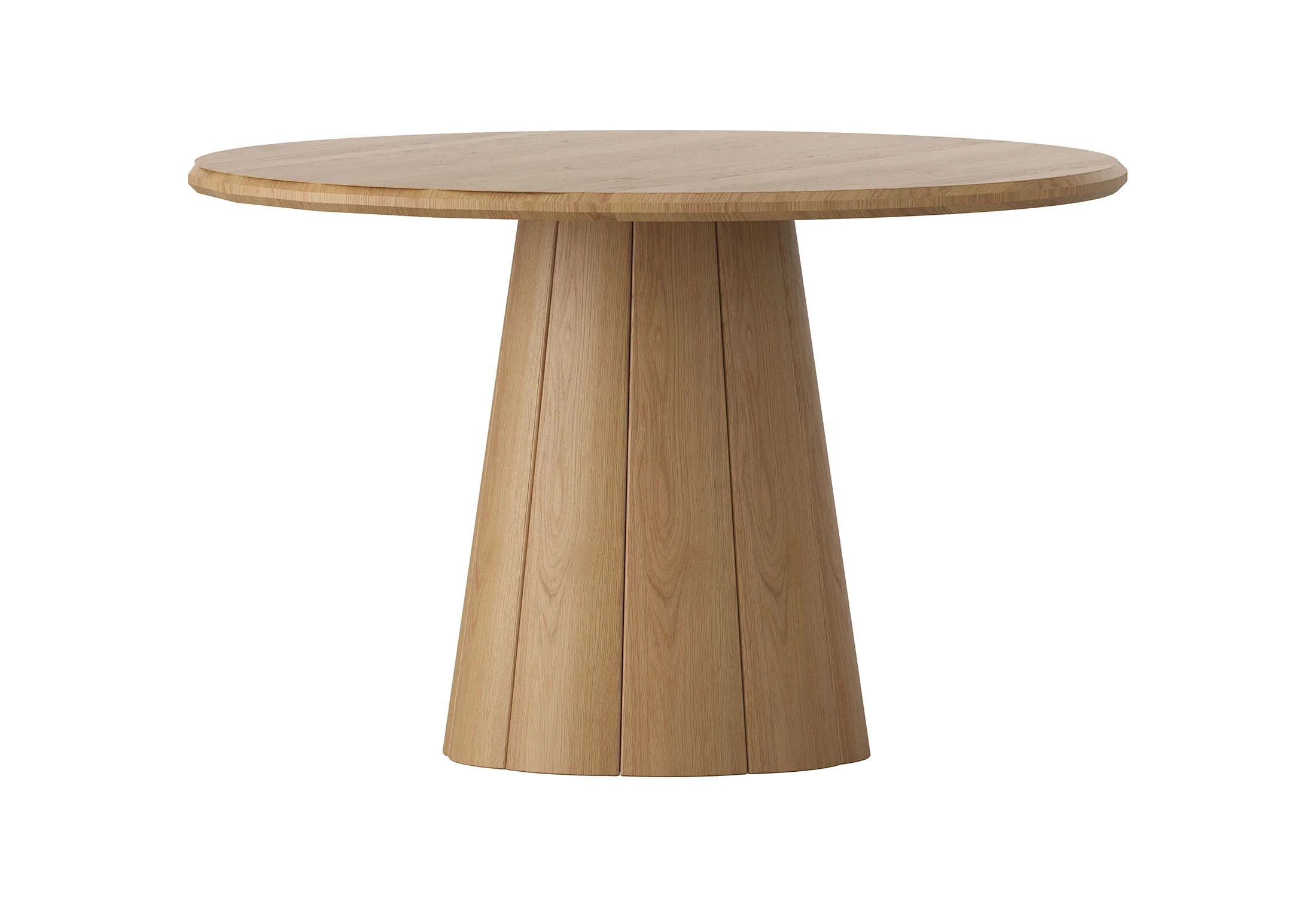 Blossom American Oak Round Dining Table - Image 3