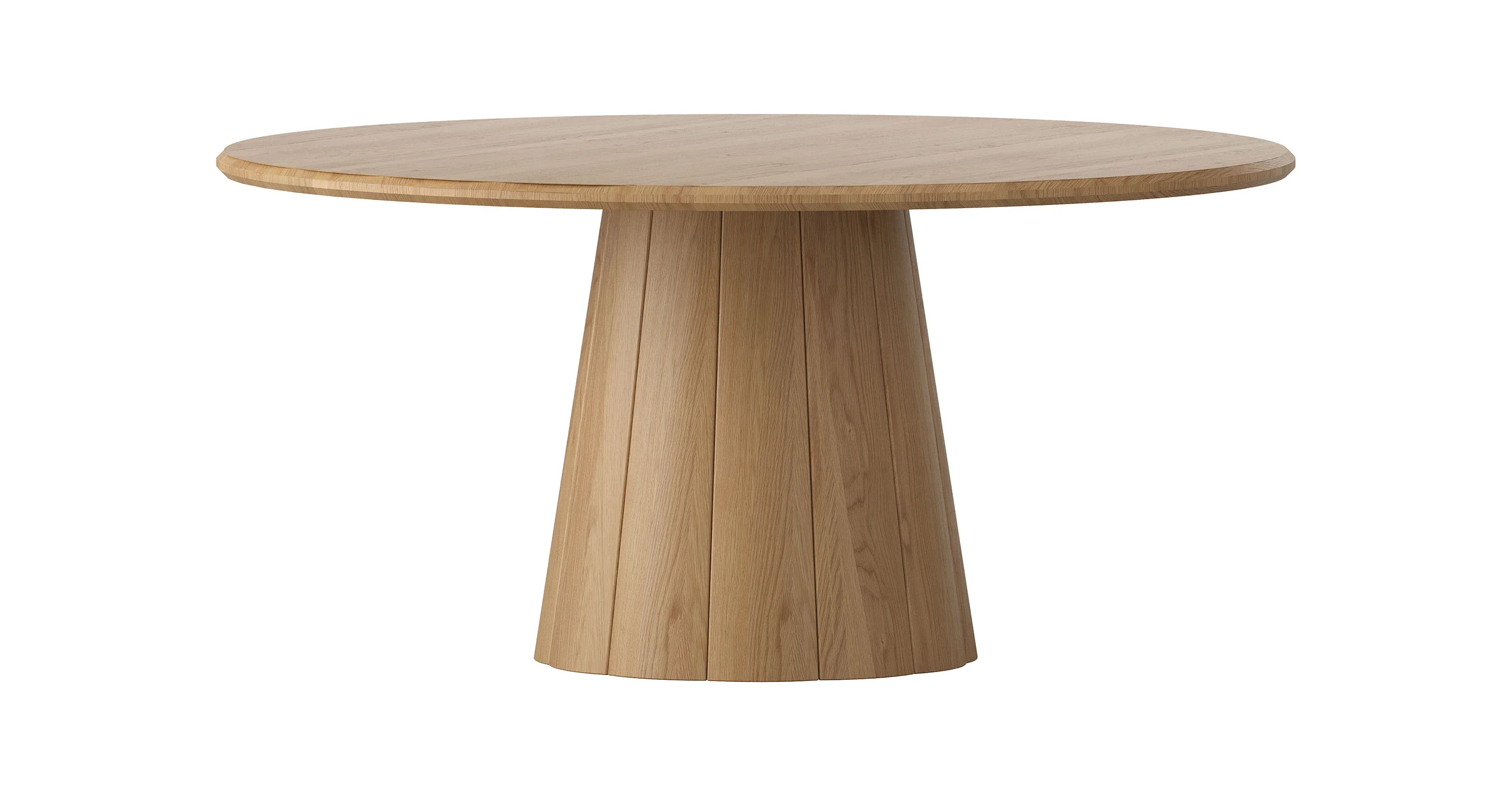 Blossom American Oak Round Dining Table - Image 4