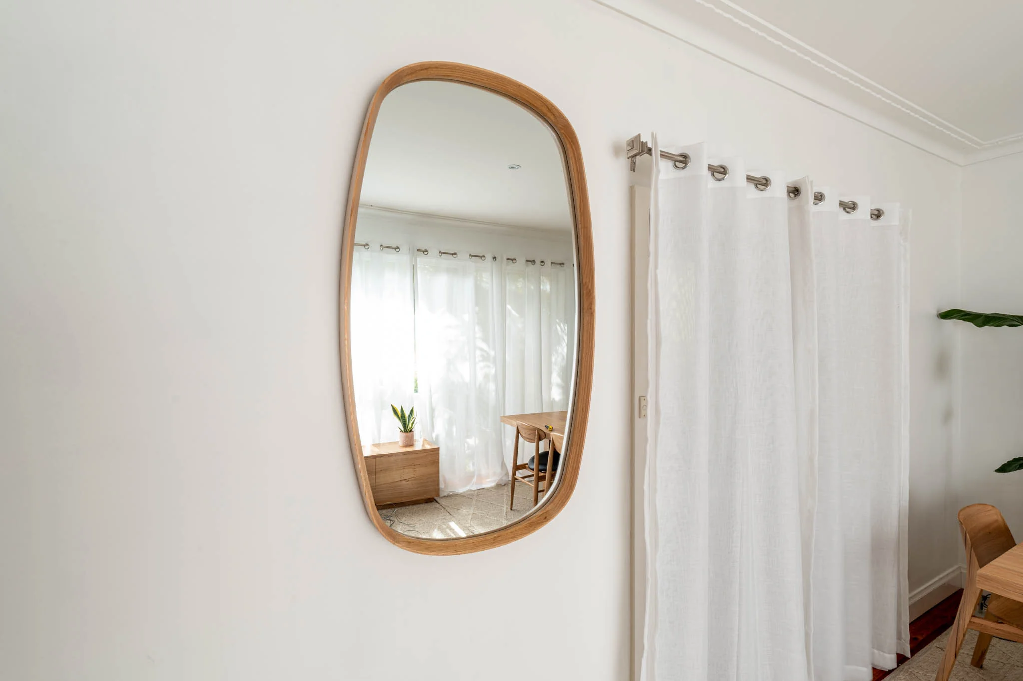 Bridgette American Oak Mirror - Image 5