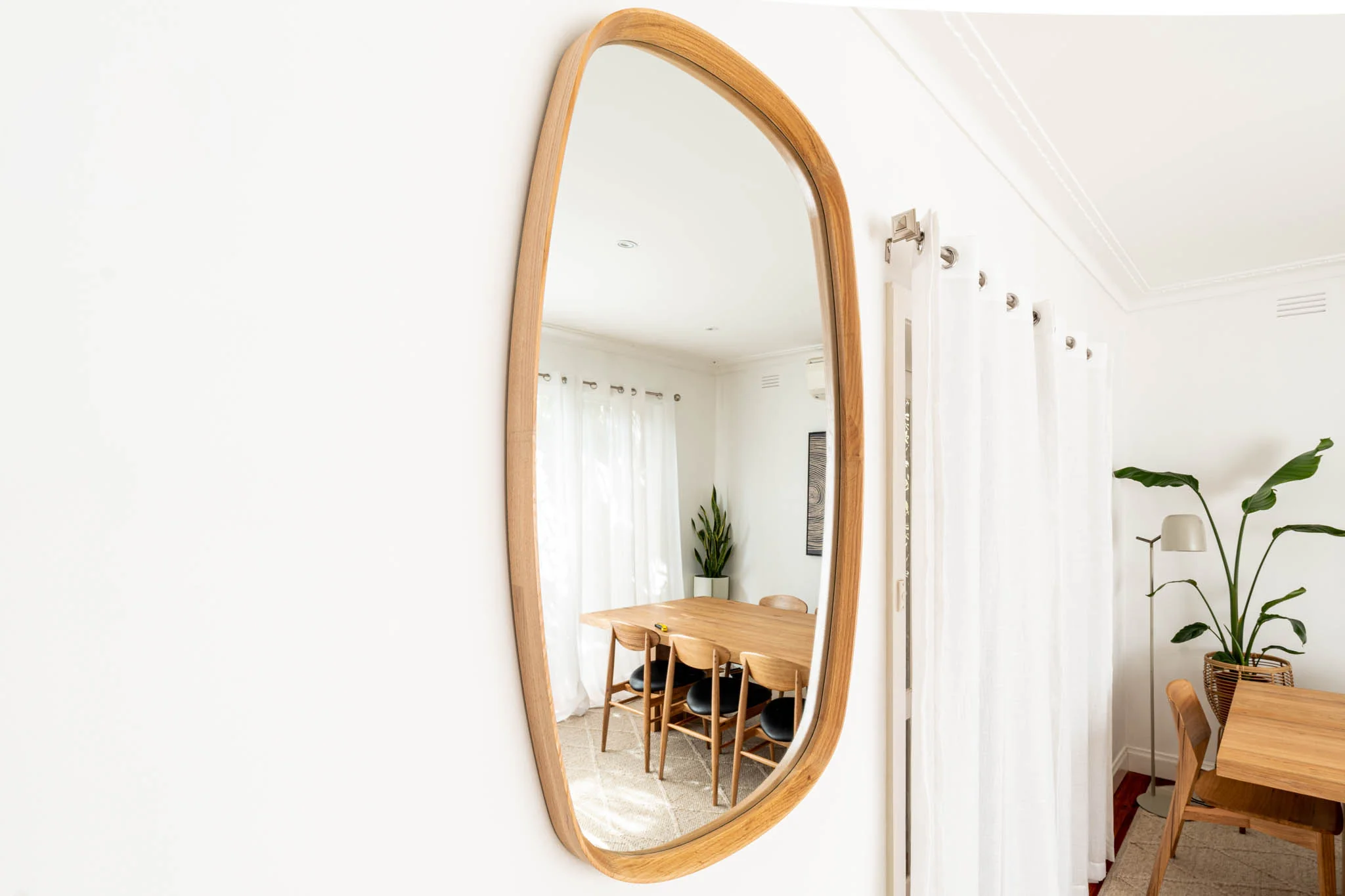 Bridgette American Oak Mirror - Image 6