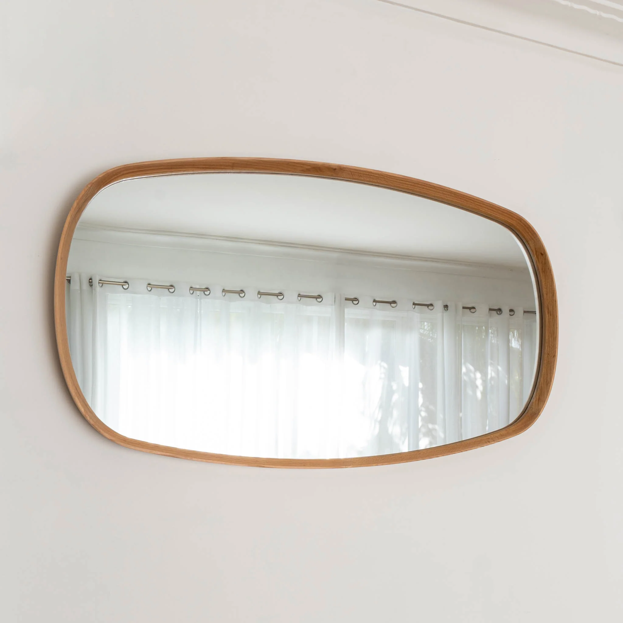 Bridgette American Oak Mirror - Image 8
