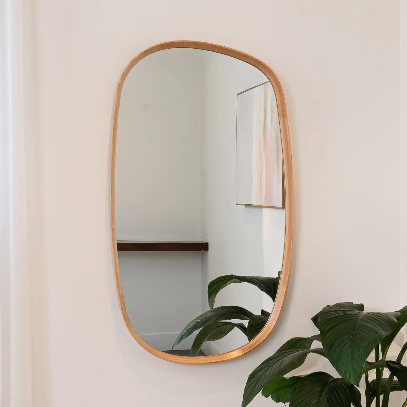 Barney American Oak Mirror - Image 3