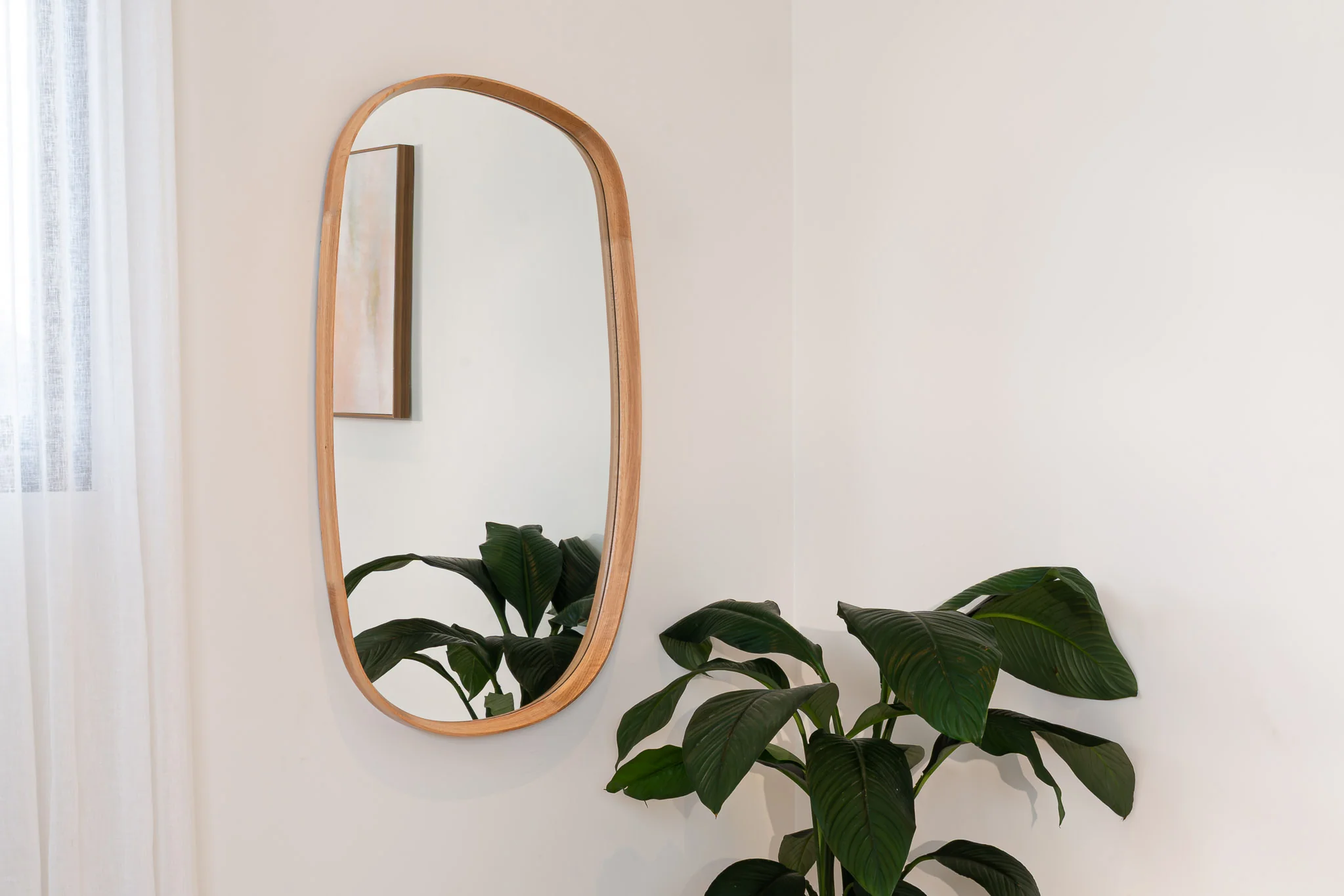 Barney American Oak Mirror - Image 4
