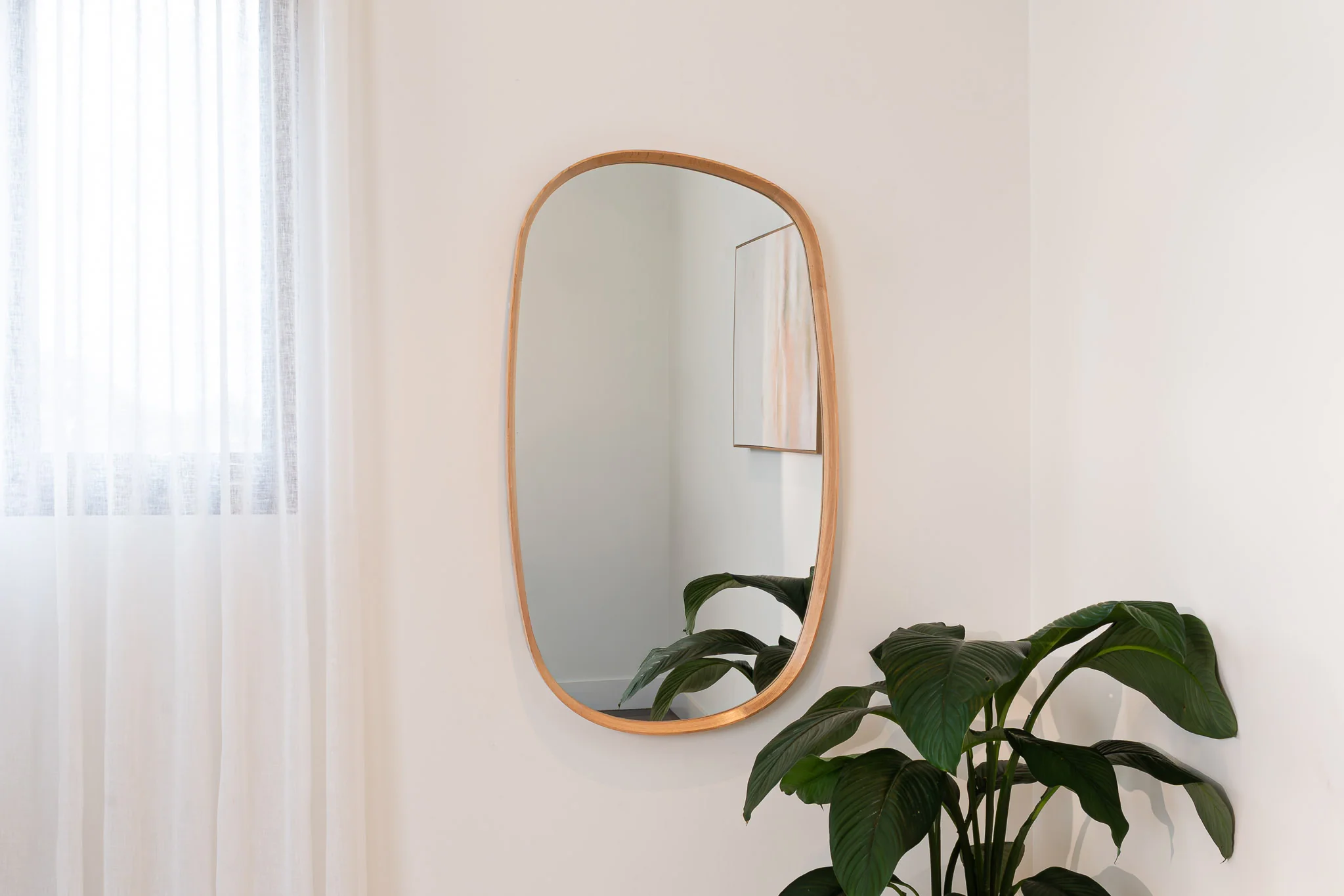 Barney American Oak Mirror - Image 6