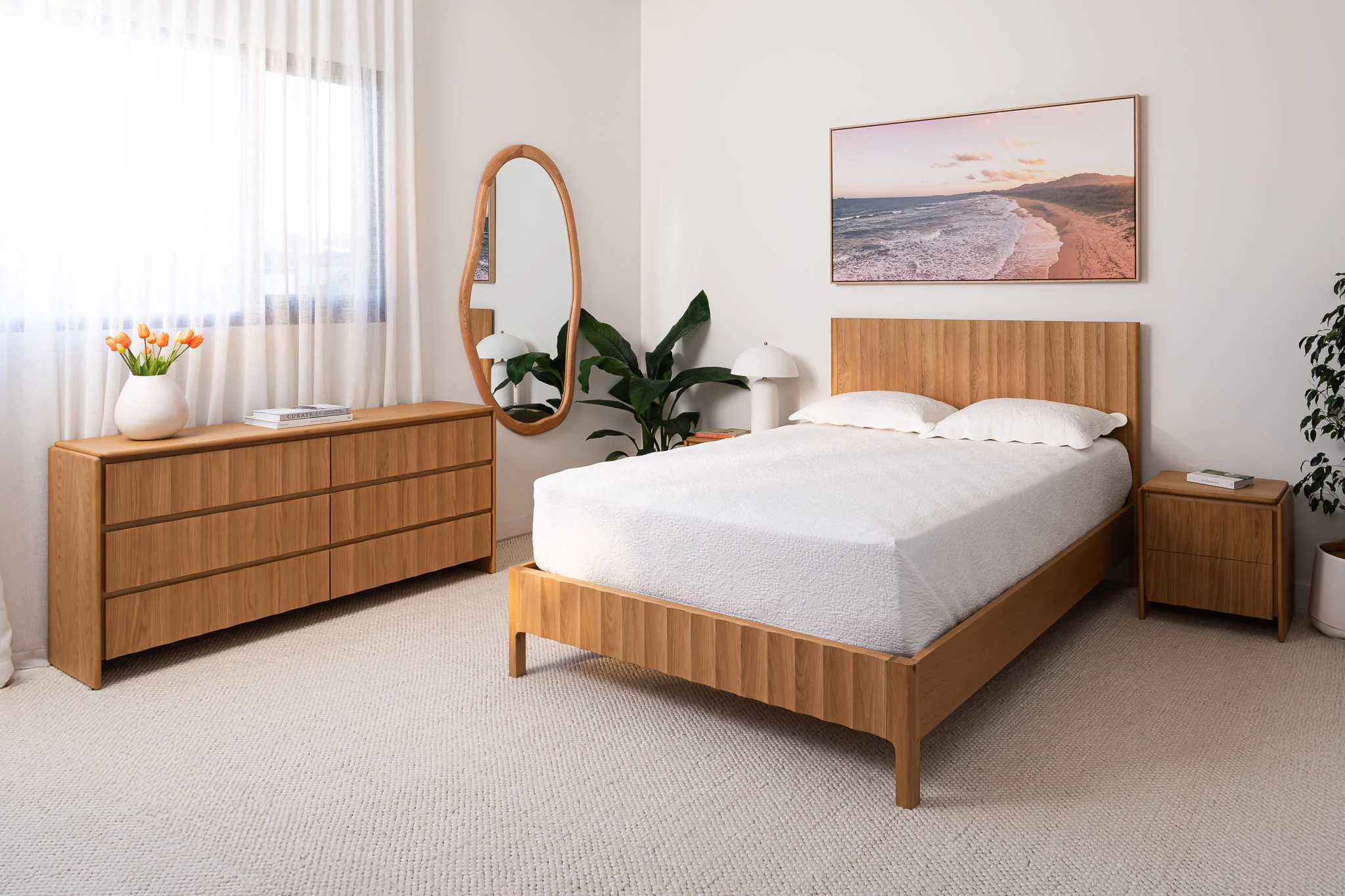 Brooklyn American Oak Bed Frame - Image 4