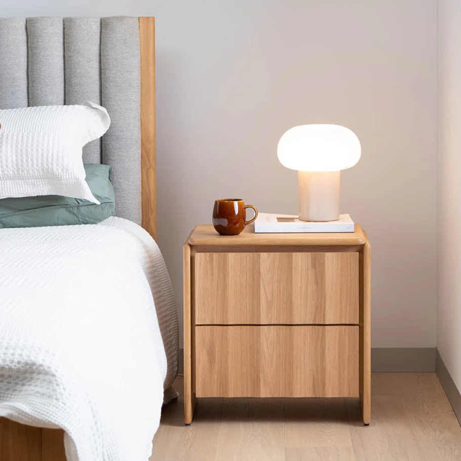 Brooklyn American Oak Bedside Table - Image 13