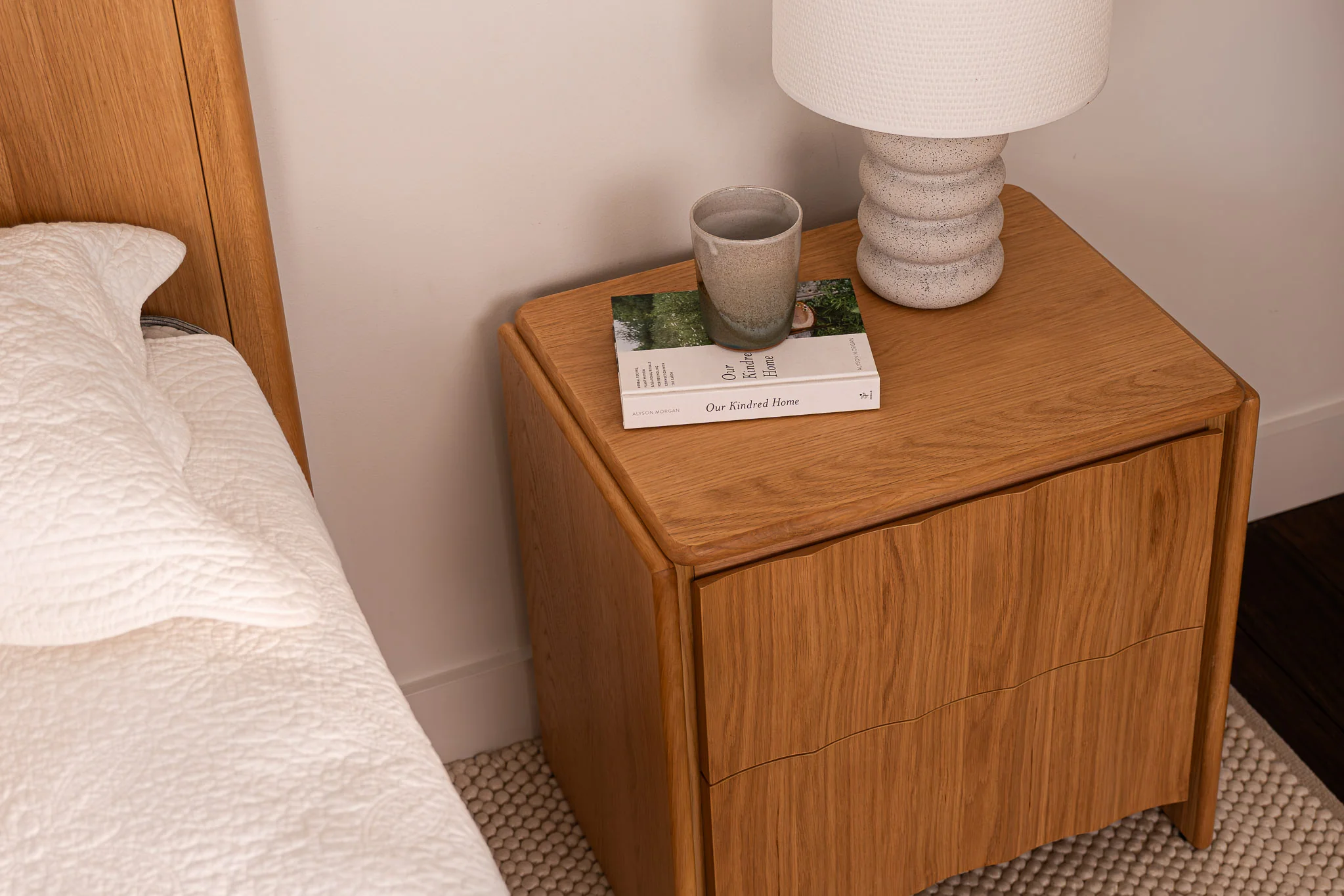 Brooklyn American Oak Bedside Table - Image 8