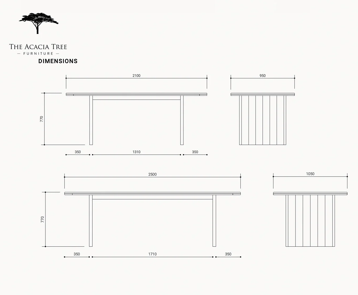 Brooklyn American Oak Dining Table - Image 13