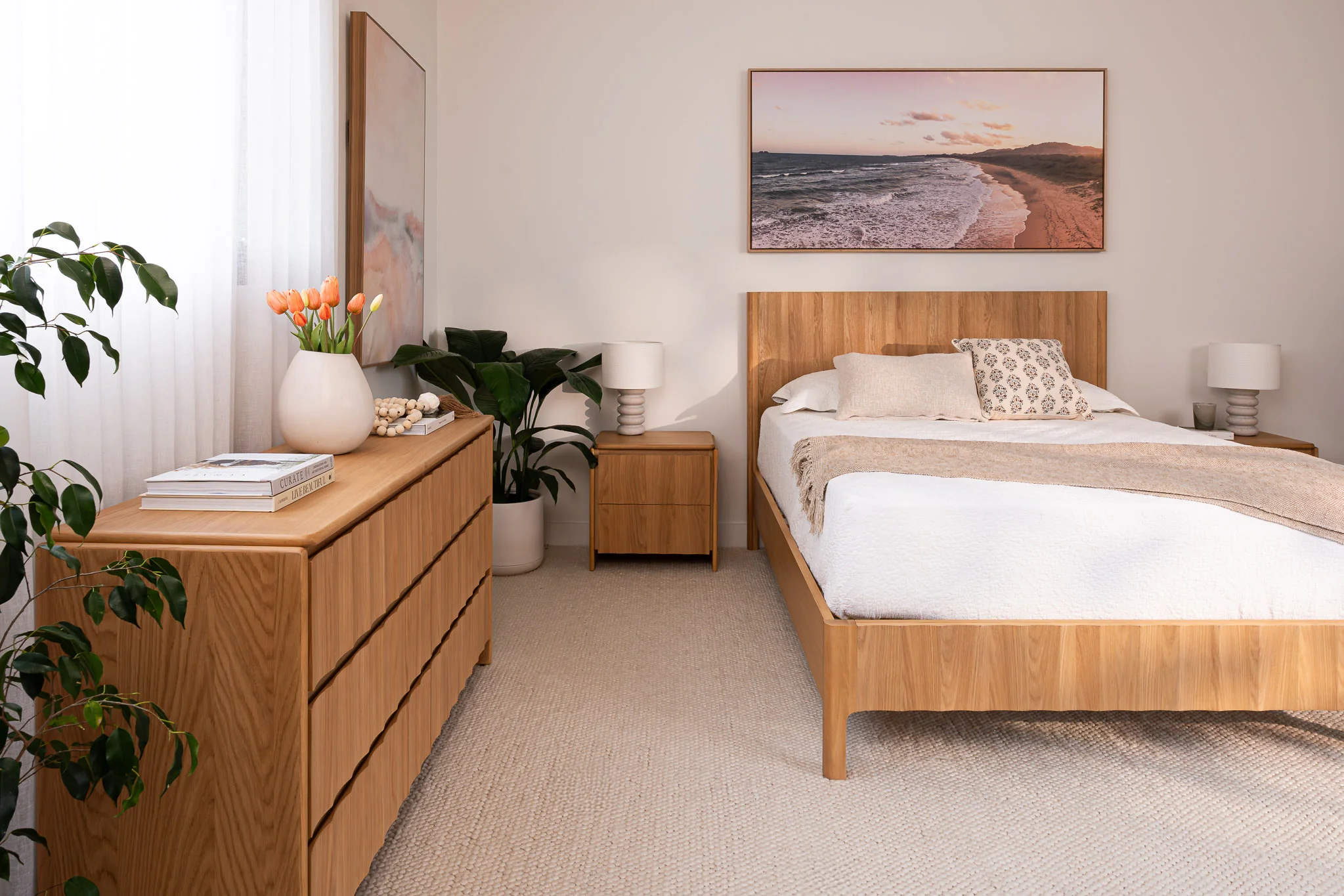 Brooklyn American Oak Bedside Table - Image 12
