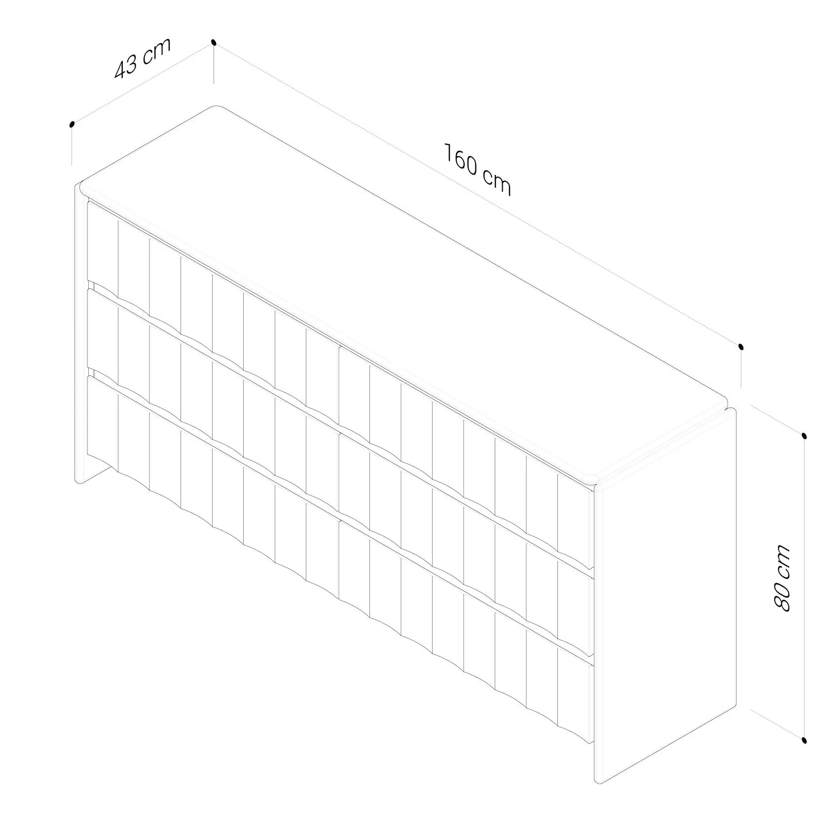 Brooklyn American Oak Dresser - Image 6