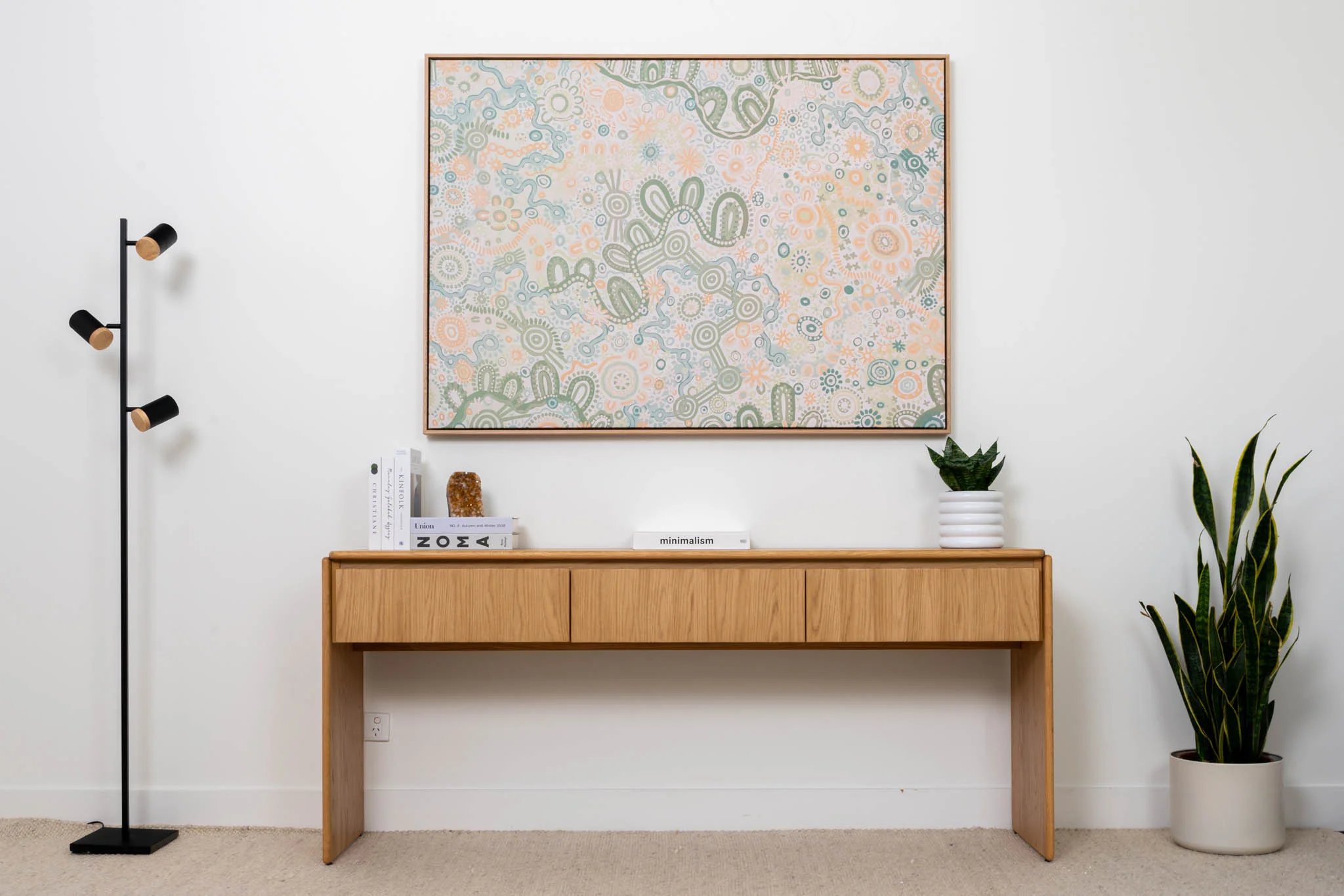 Brooklyn American Oak Hall Table - Image 6