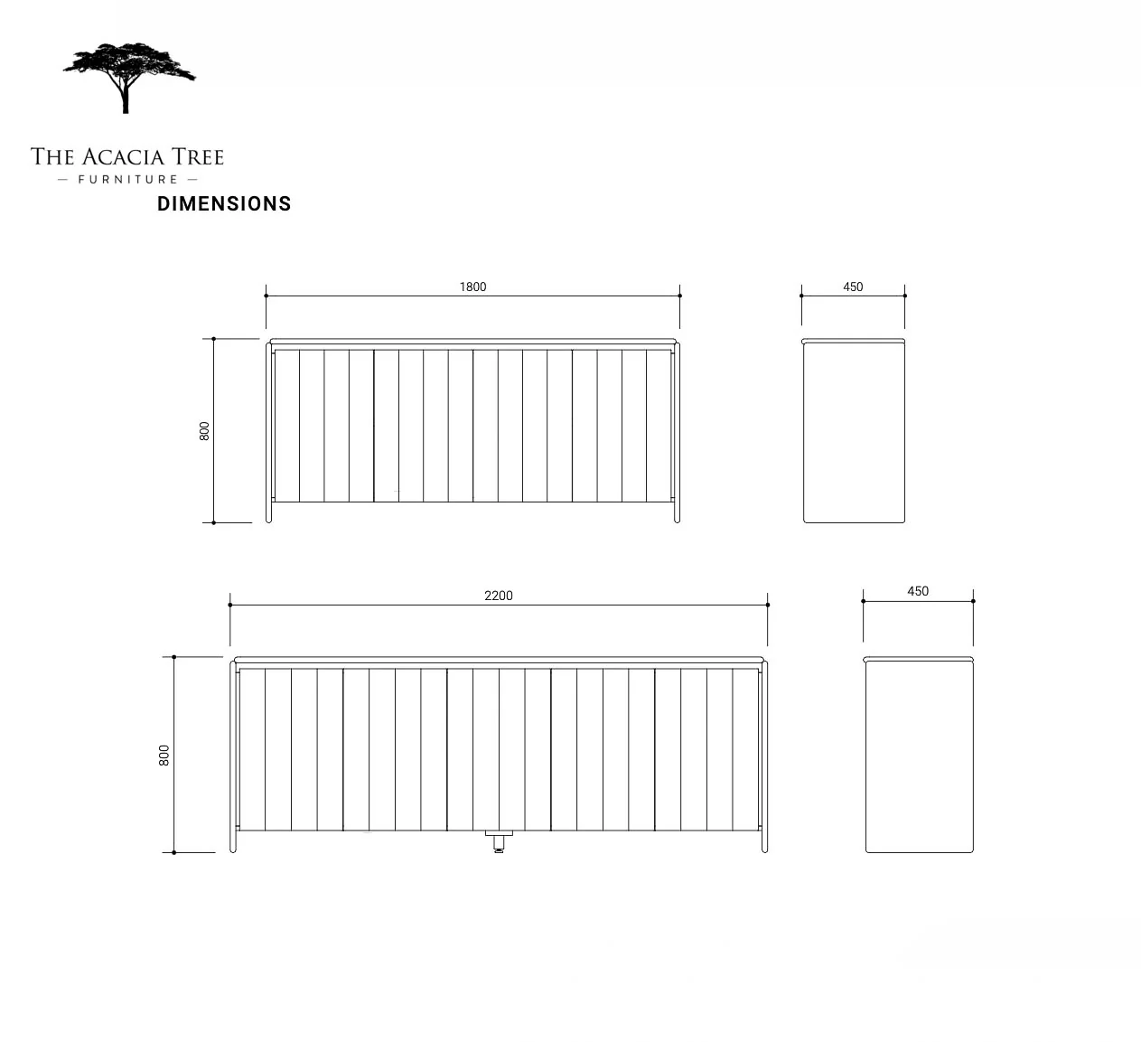 Brooklyn American Oak Sideboard & Buffet - Image 13