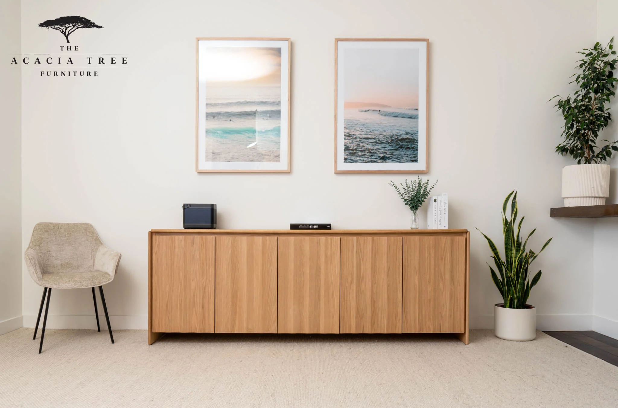 Brooklyn American Oak Sideboard & Buffet - Image 8
