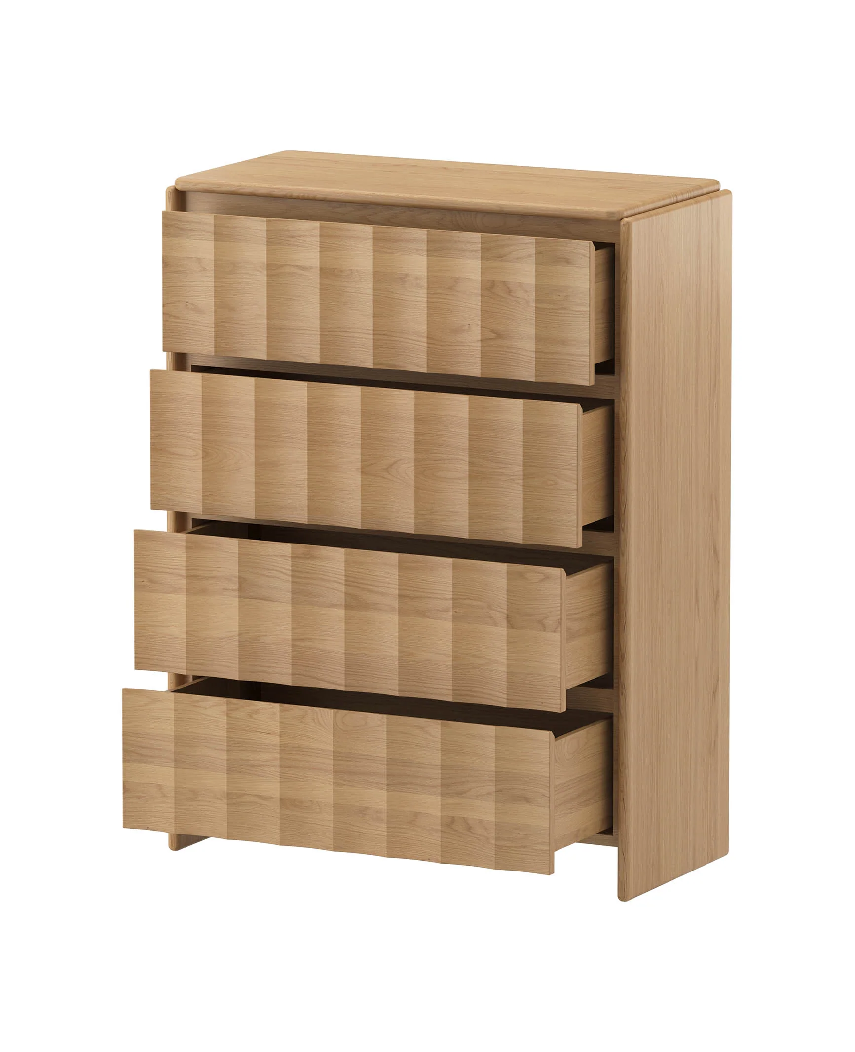 Brooklyn American Oak Tallboy - Image 11