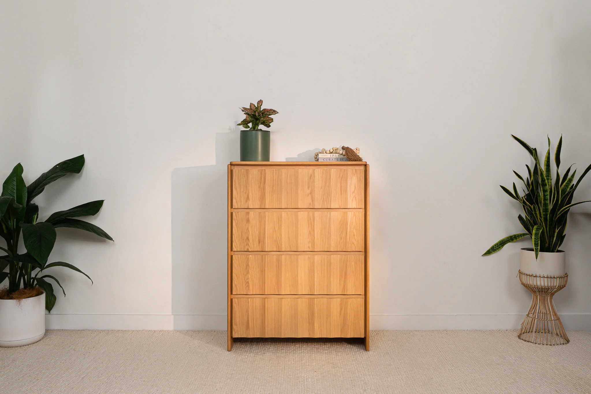 Brooklyn American Oak Tallboy - Image 5