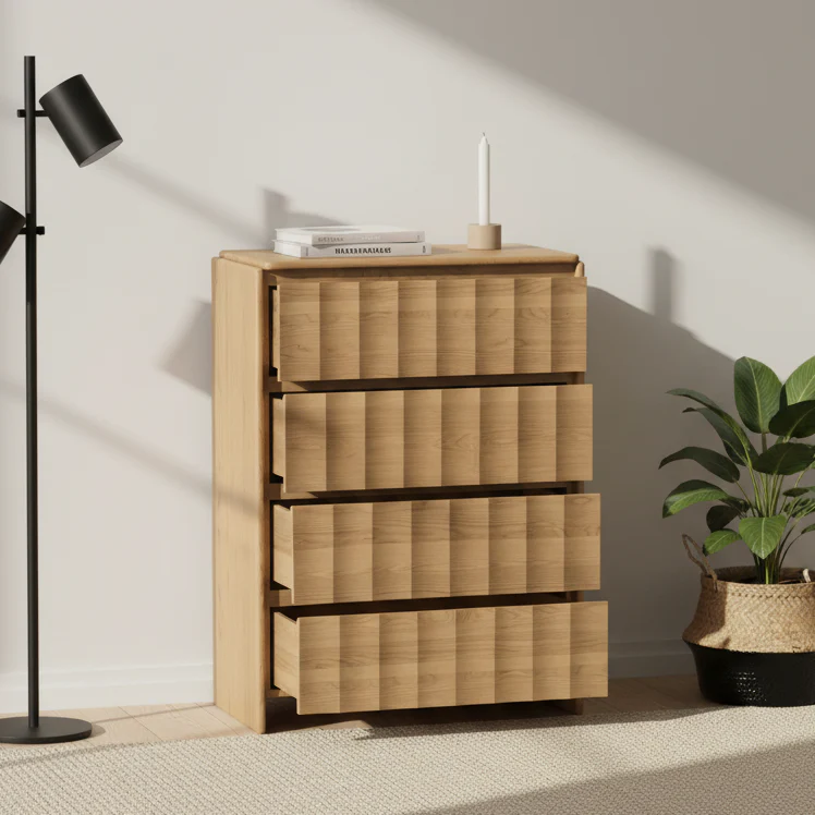 Brooklyn American Oak Tallboy - Image 7
