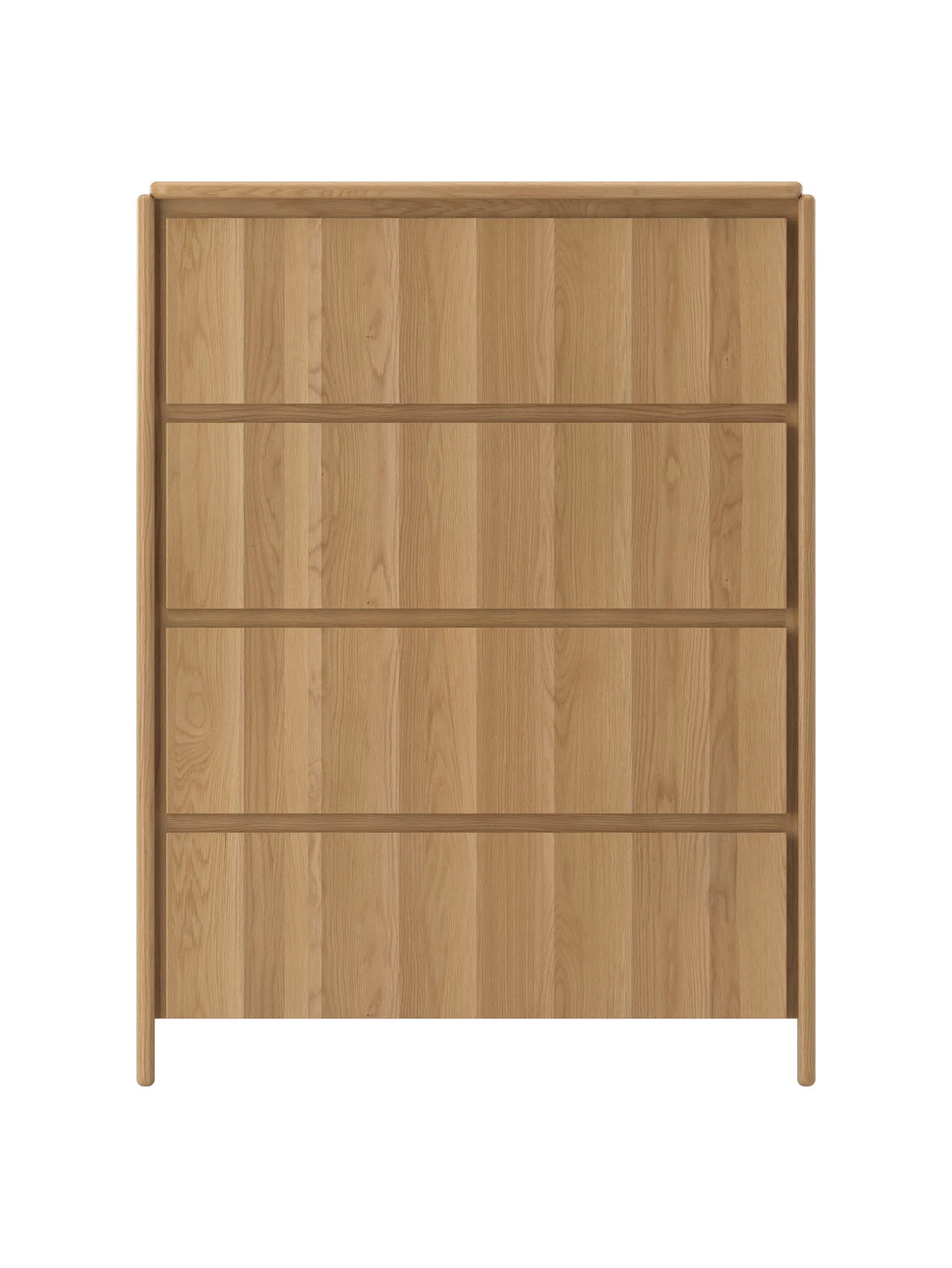 Brooklyn American Oak Tallboy - Image 9