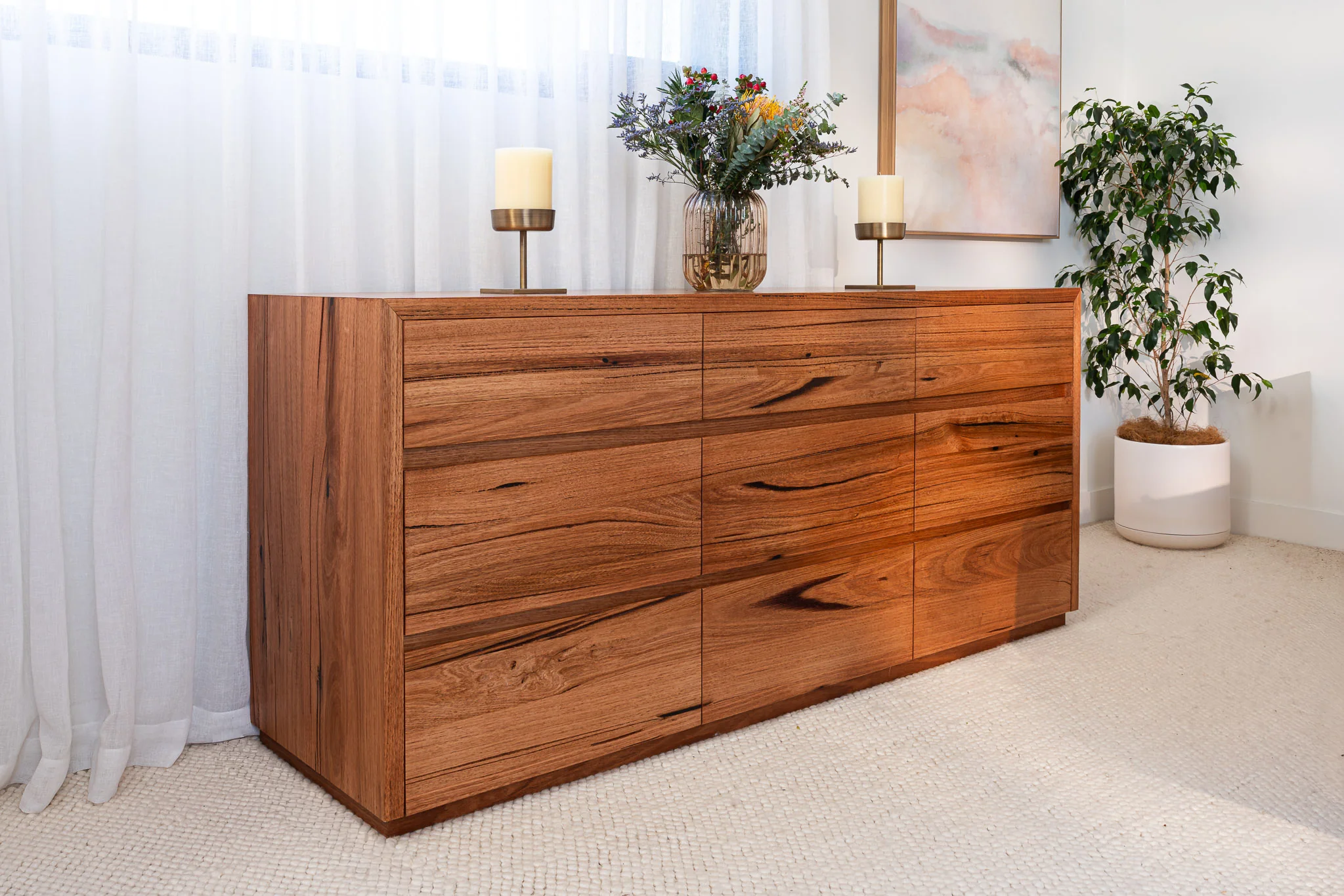 Cape Town Messmate Dresser (Honey Oak Stain) - Image 4