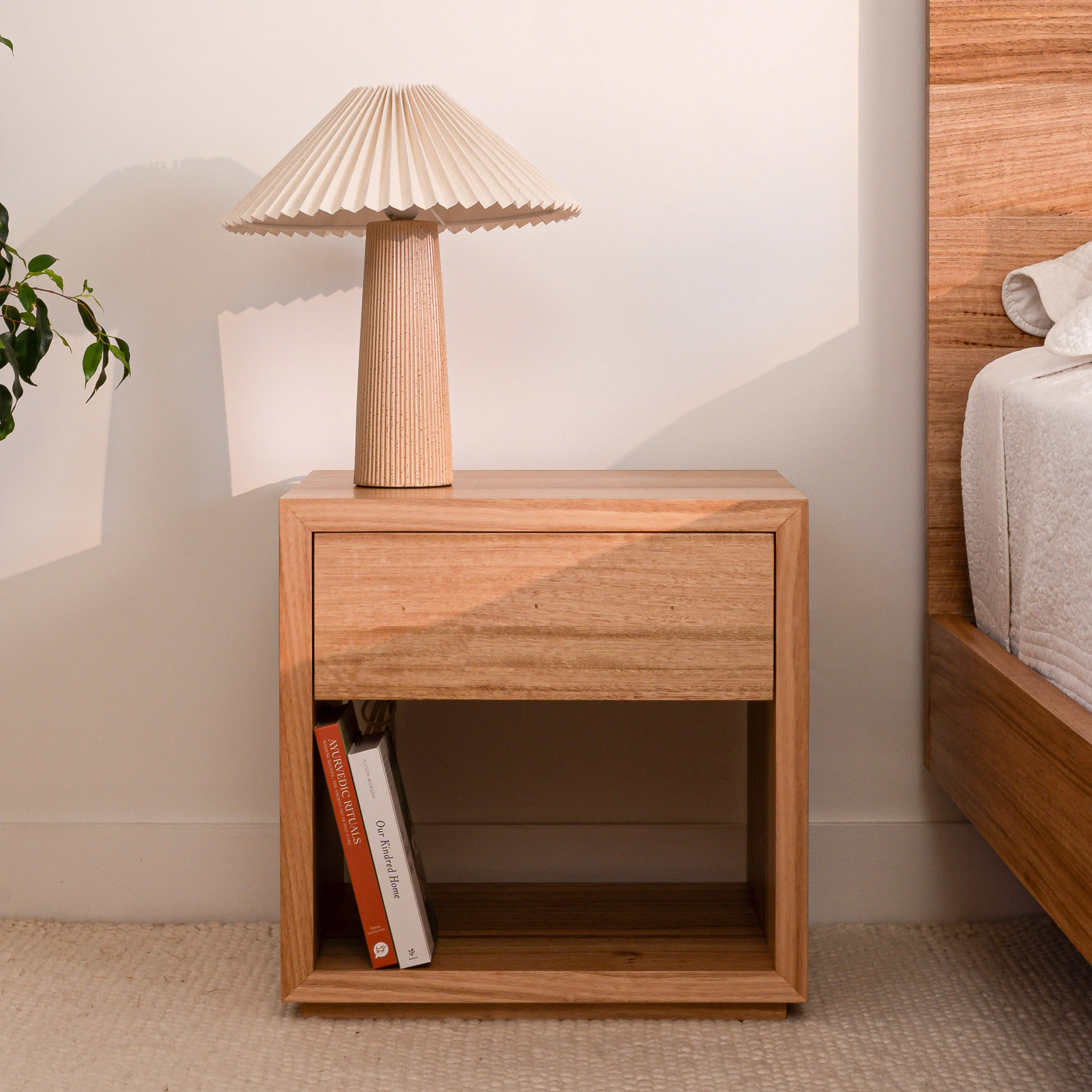 Cape Town Tasmanian Oak Bedside Table - Image 2