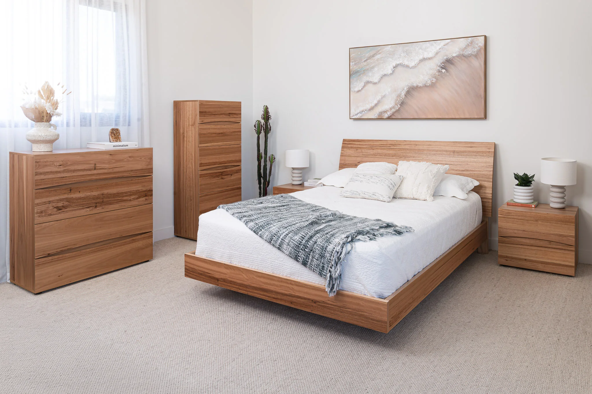 Citrine Wormy Chestnut Bed Frame - Image 3