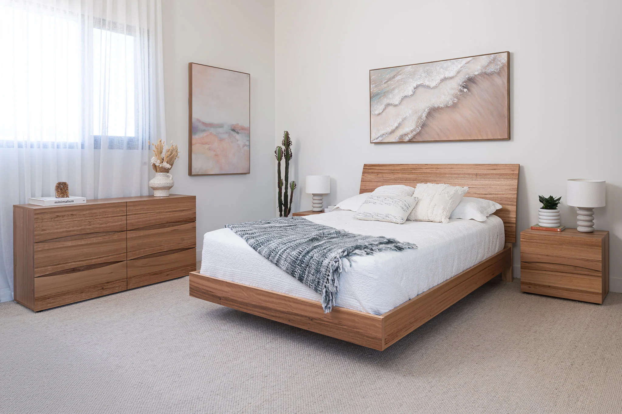 Citrine Wormy Chestnut Bed Frame - Image 6