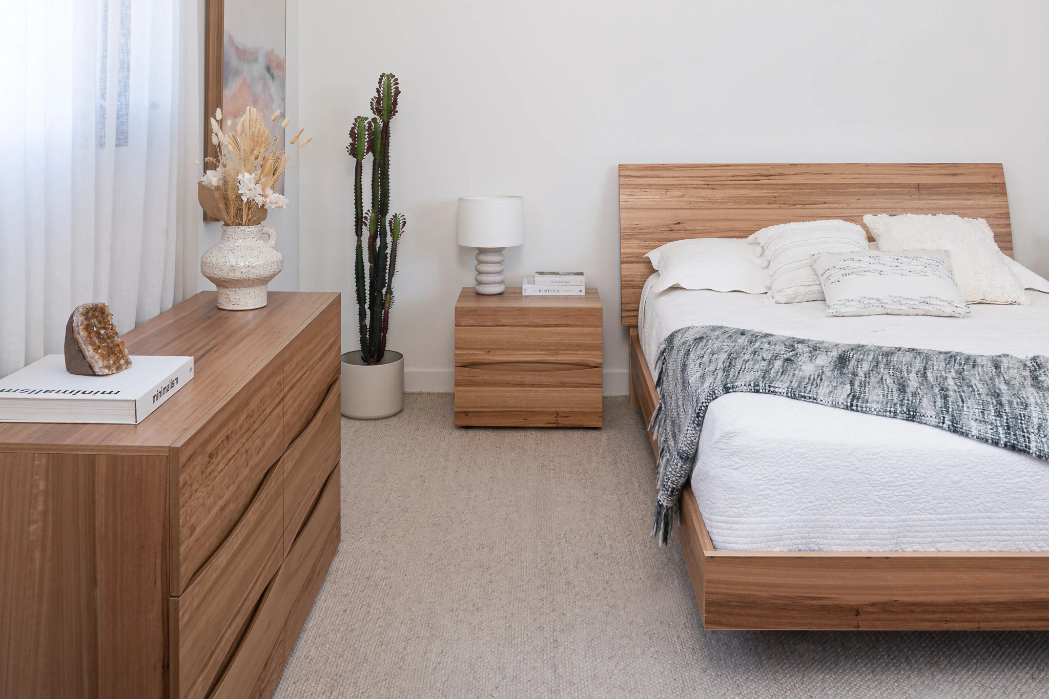 Citrine Wormy Chestnut Bed Frame - Image 9