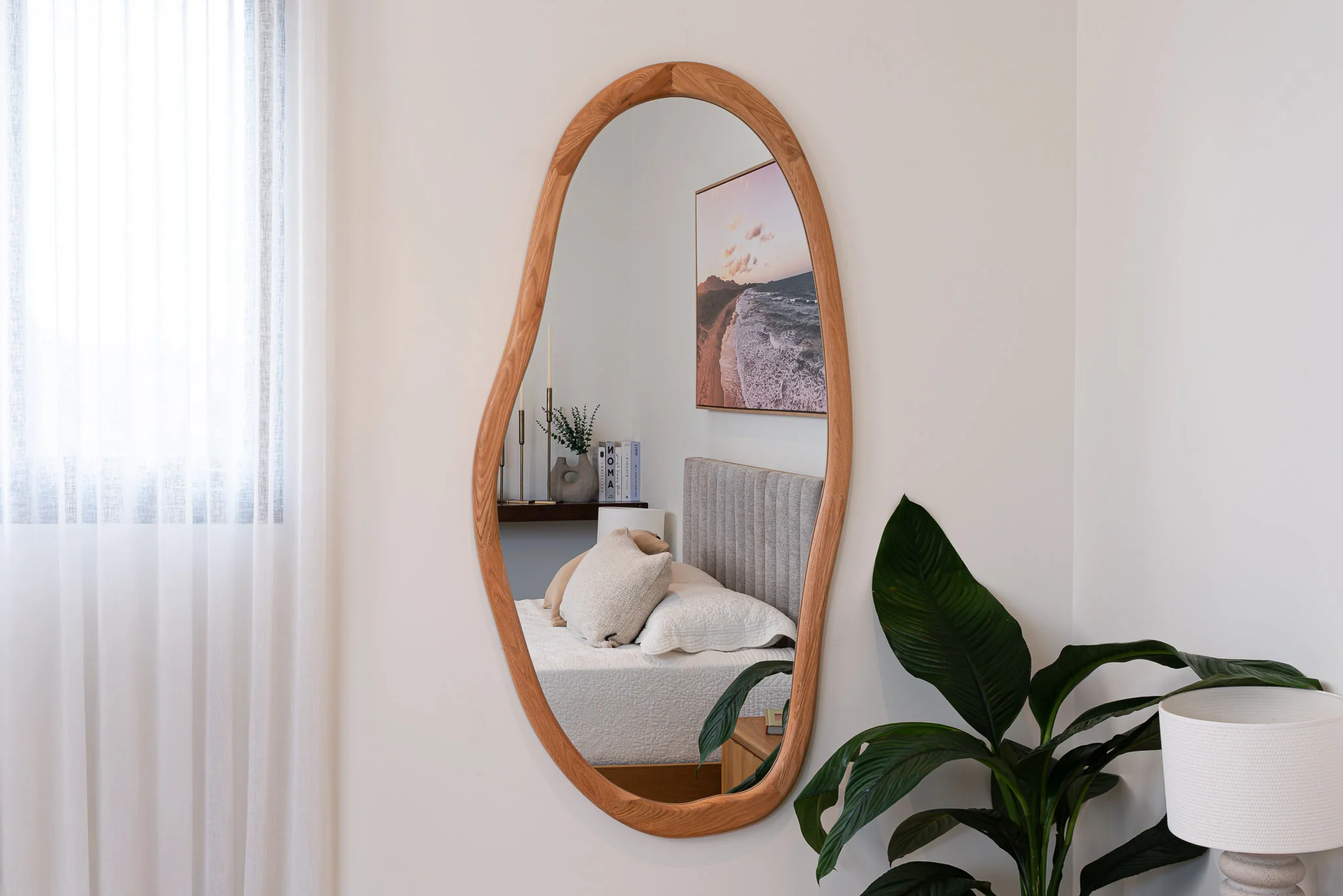 Clara American Oak Mirror - Image 4