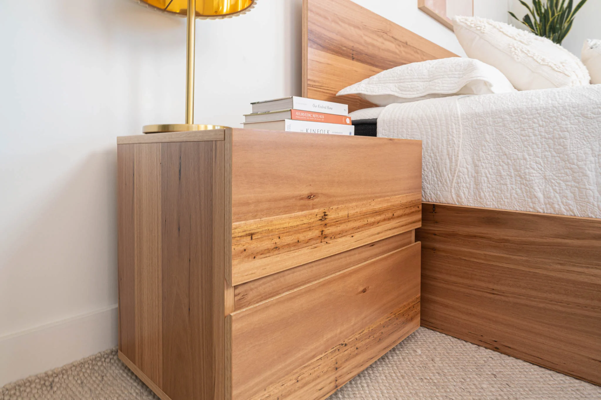 Dusk Wormy Chestnut Bedside Table - Image 5